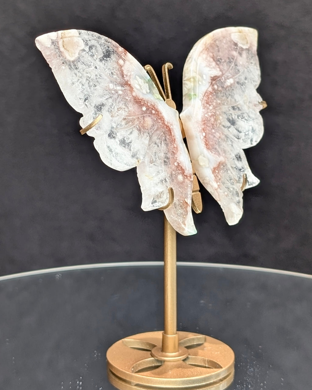 Flower Agate Butterfly A