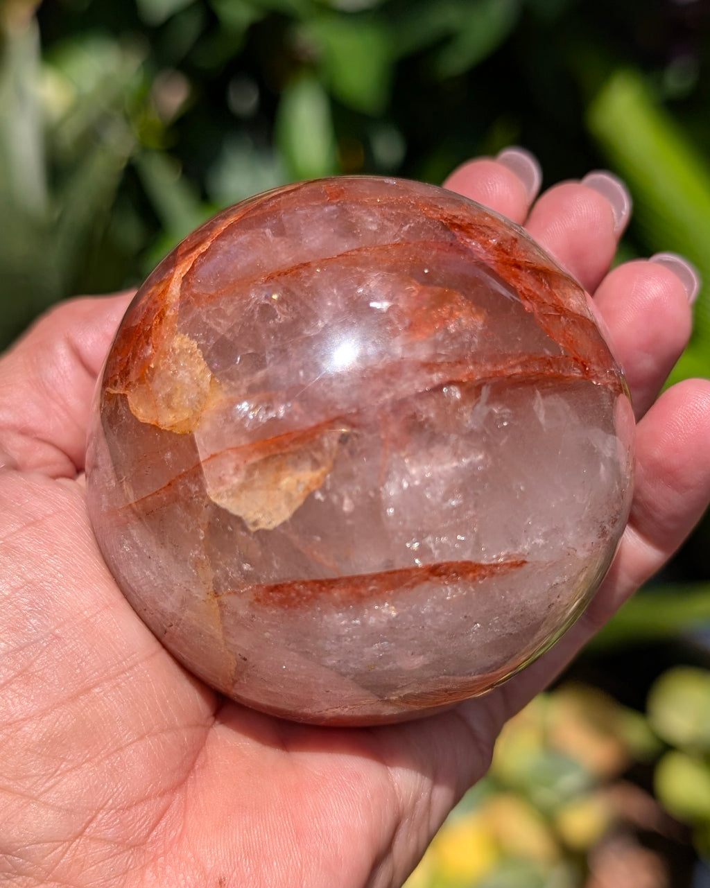 Fire Quartz Sphere A