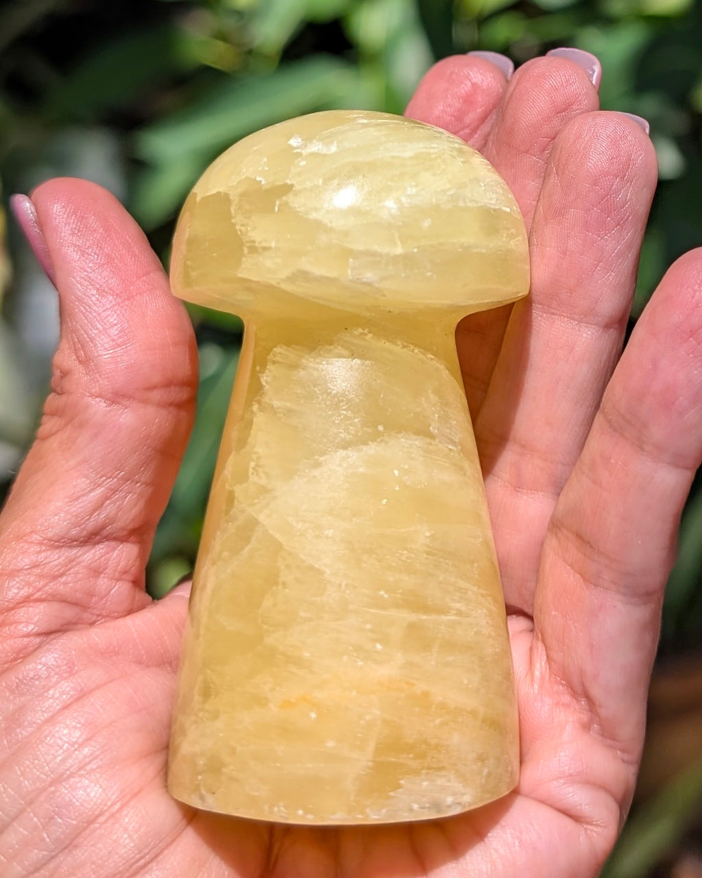 Yellow Calcite Mushroom C