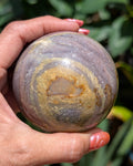 Sea Jasper Sphere - Opt. N