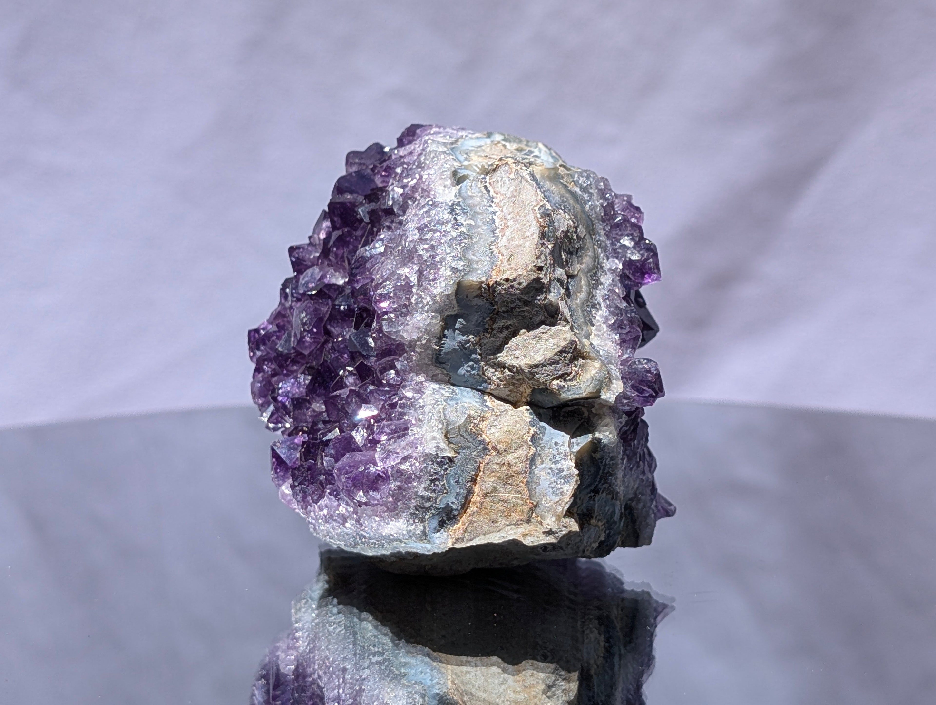 Amethyst Druzy Cluster F