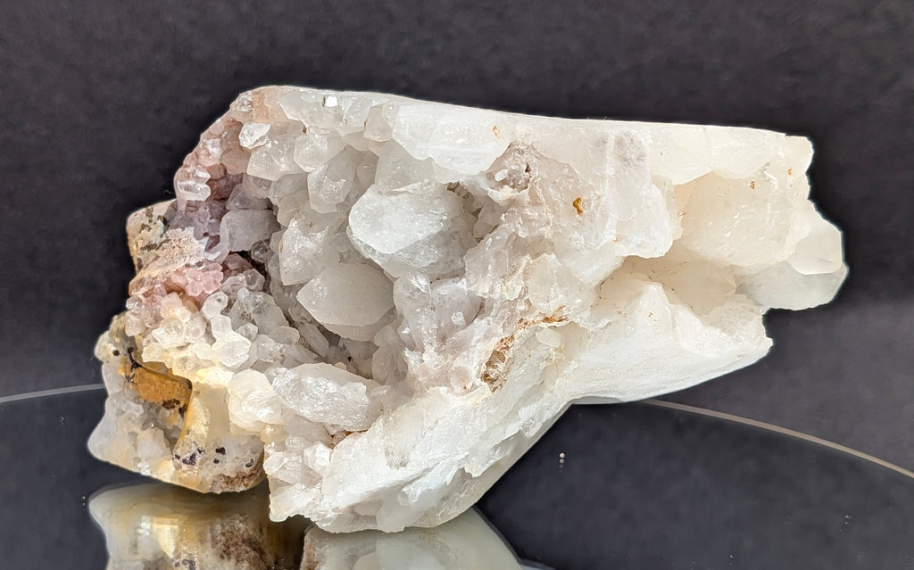 Quartz Skull with Feather Headdress A