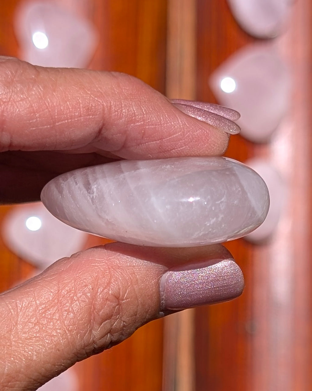Rose Quartz Heart - Opt. E