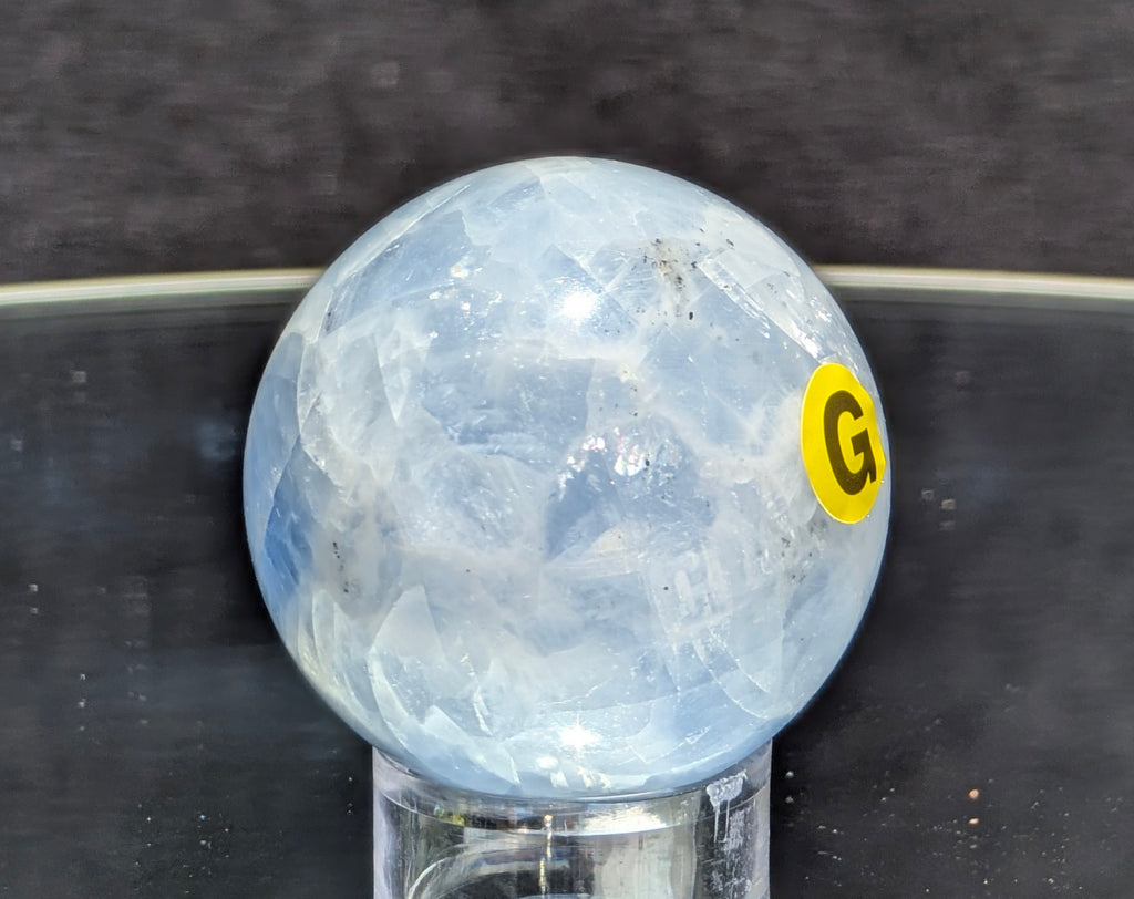 Blue Calcite Sphere G