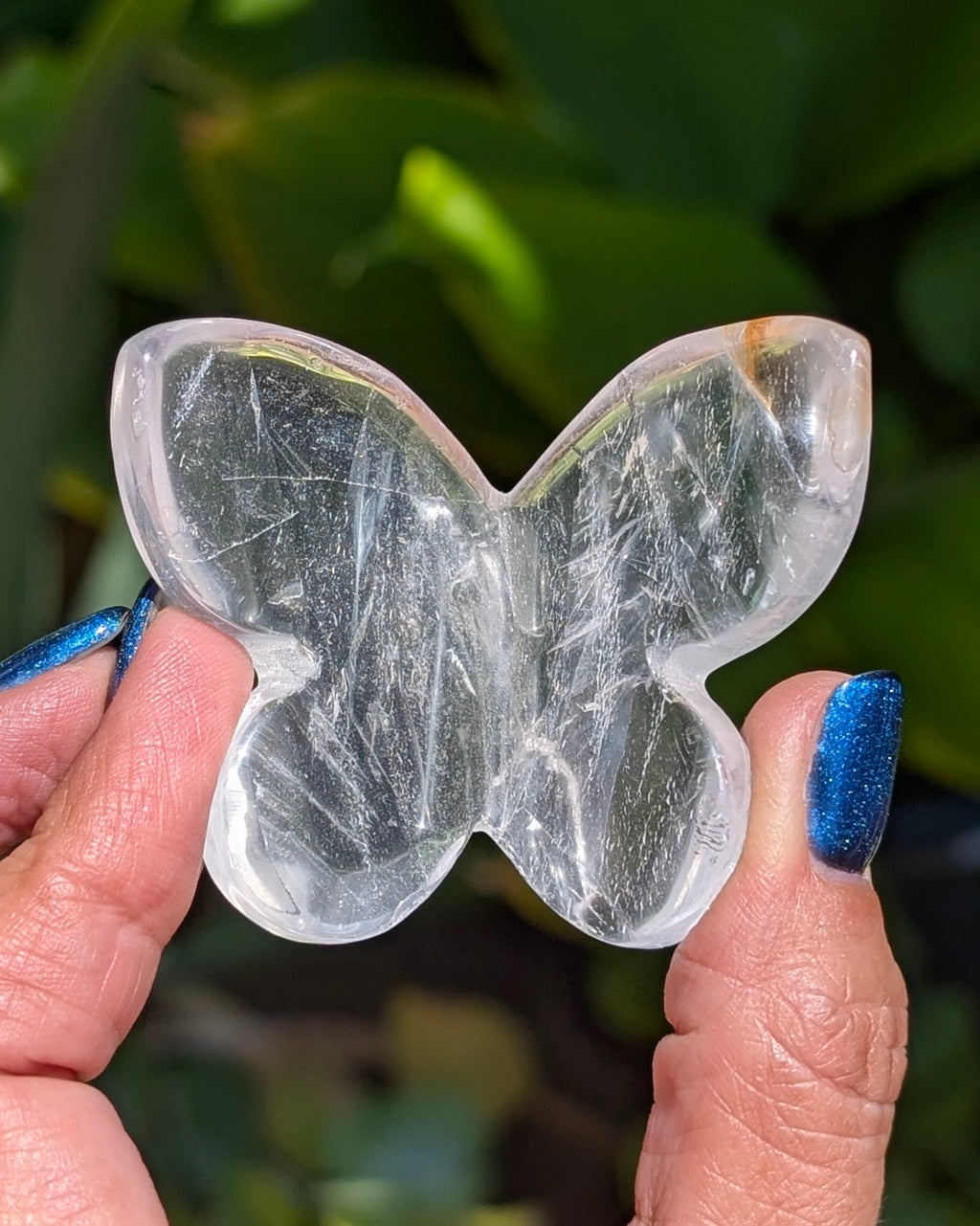 Clear Fluorite 3D Butterfly - Opt. W