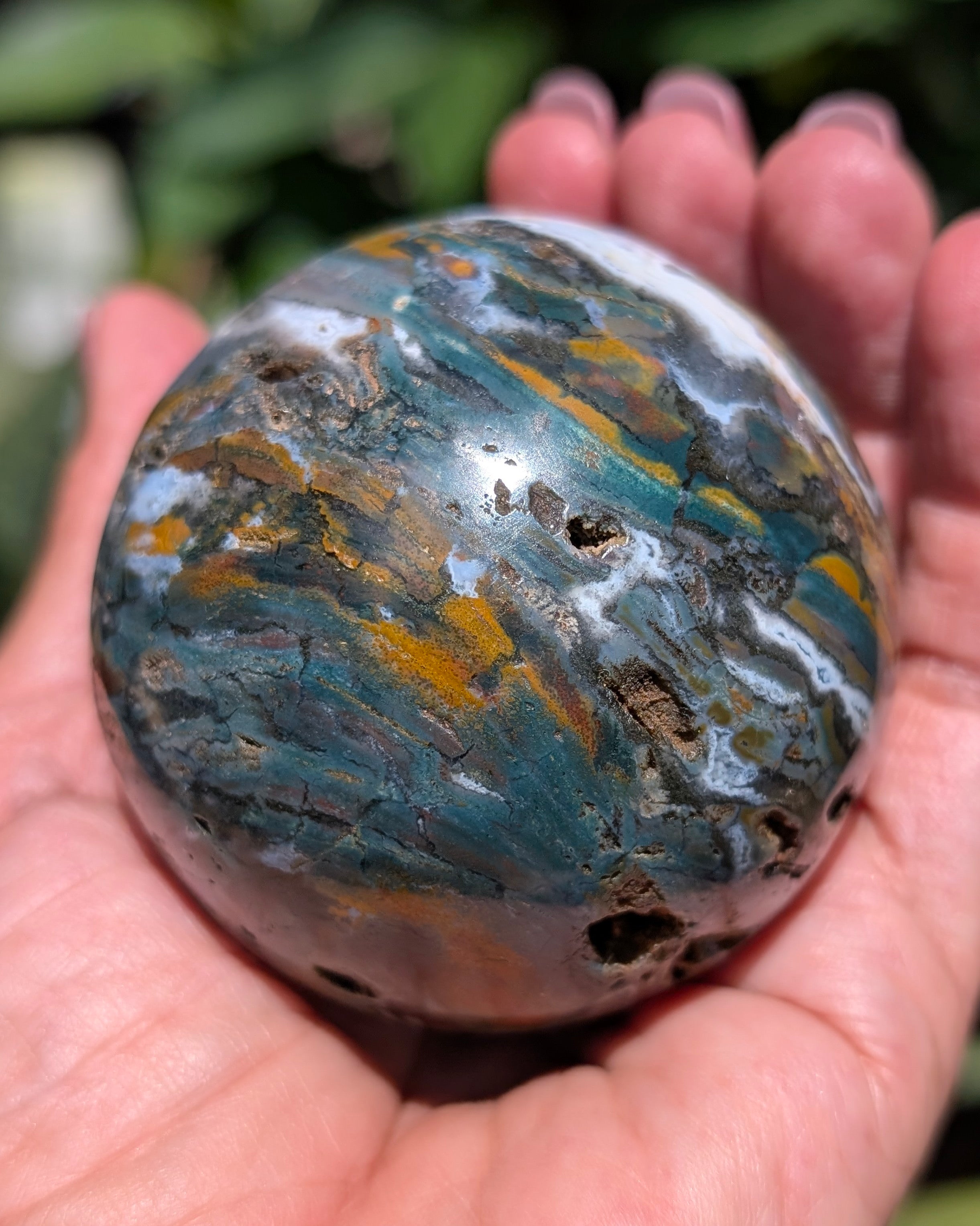 Sea Jasper Sphere M