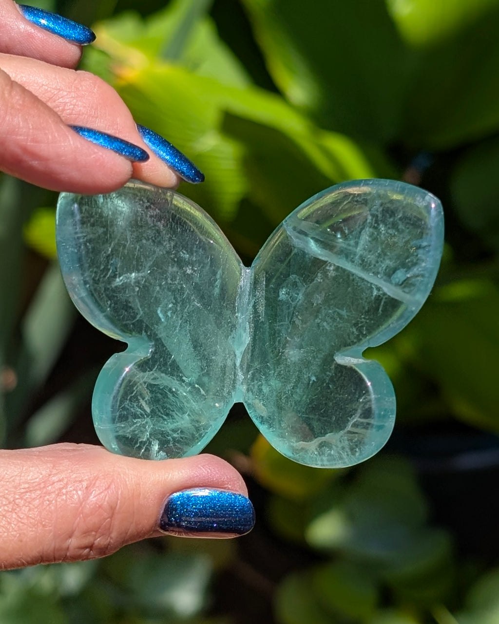 Green Fluorite 3D Butterfly - Opt. Y
