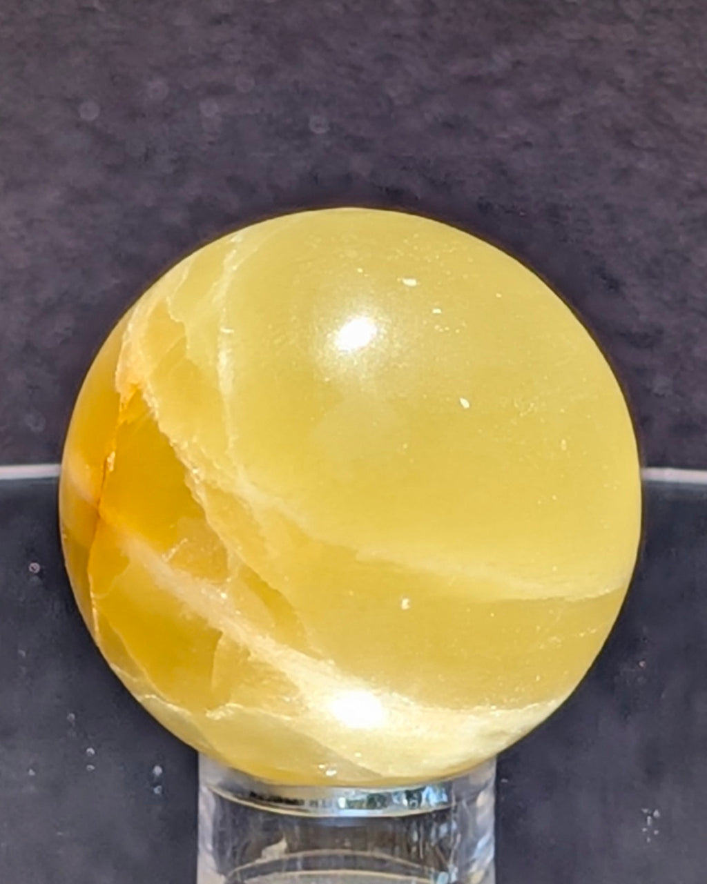 Yellow Calcite Sphere A