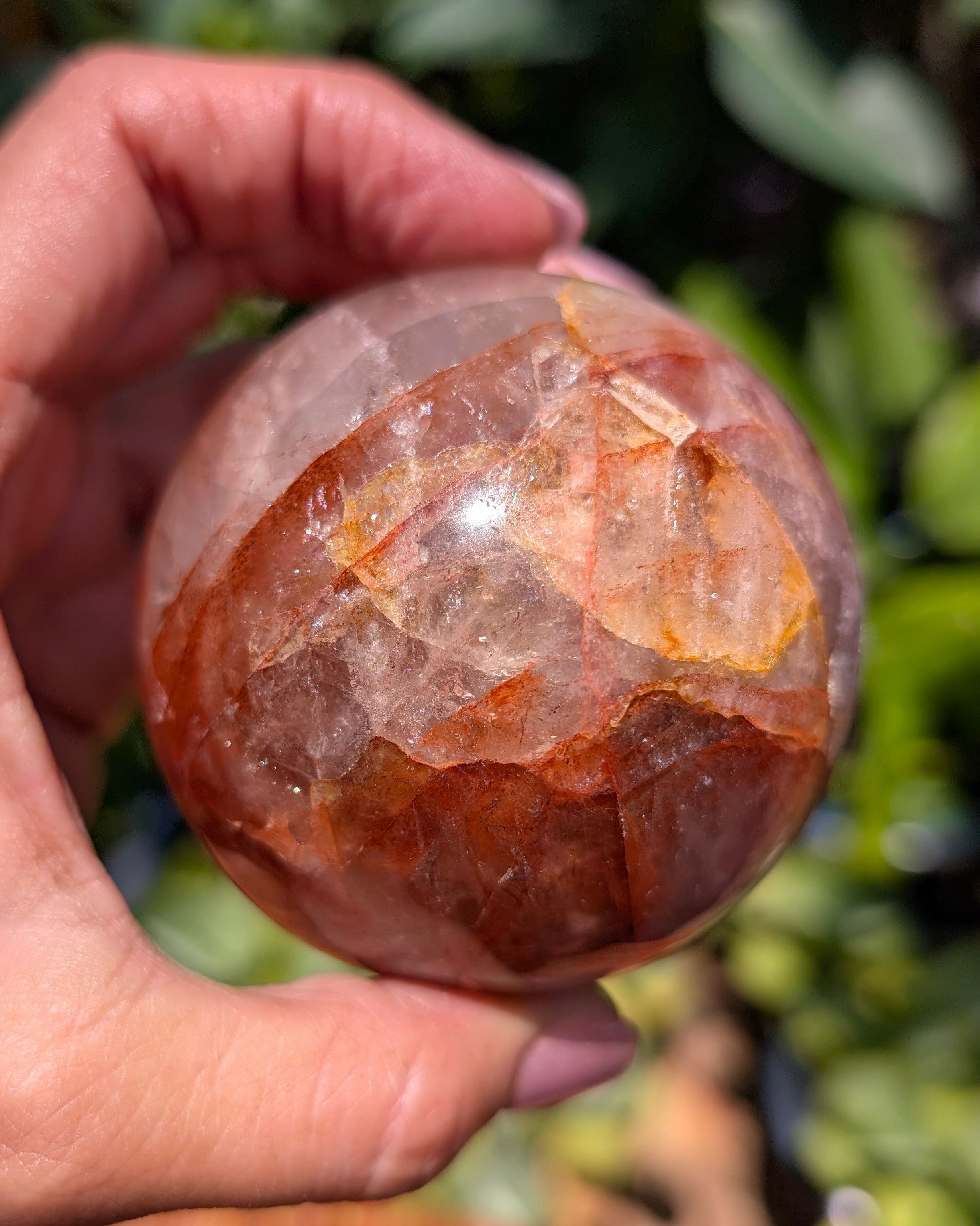 Fire Quartz Sphere A