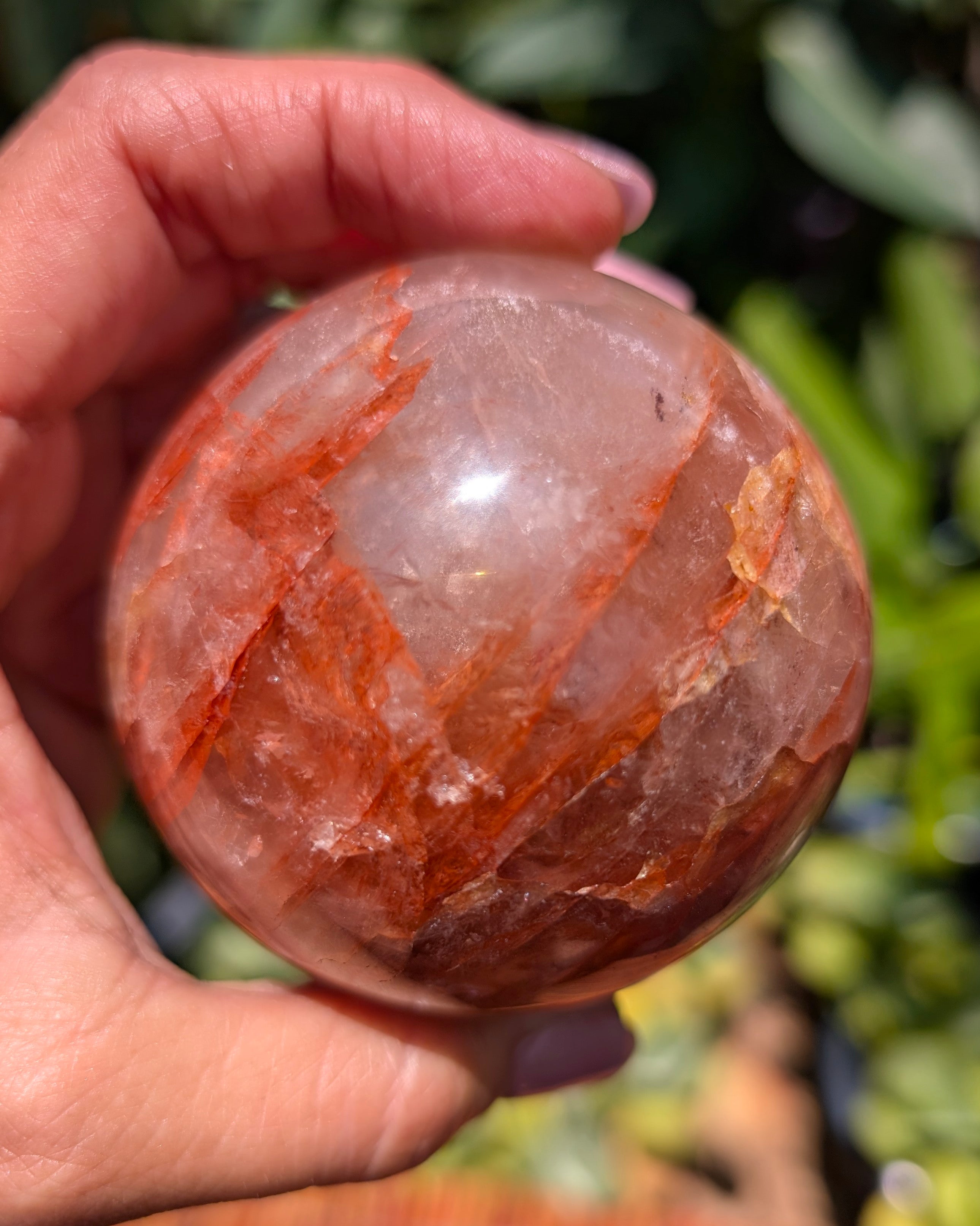 Fire Quartz Sphere A