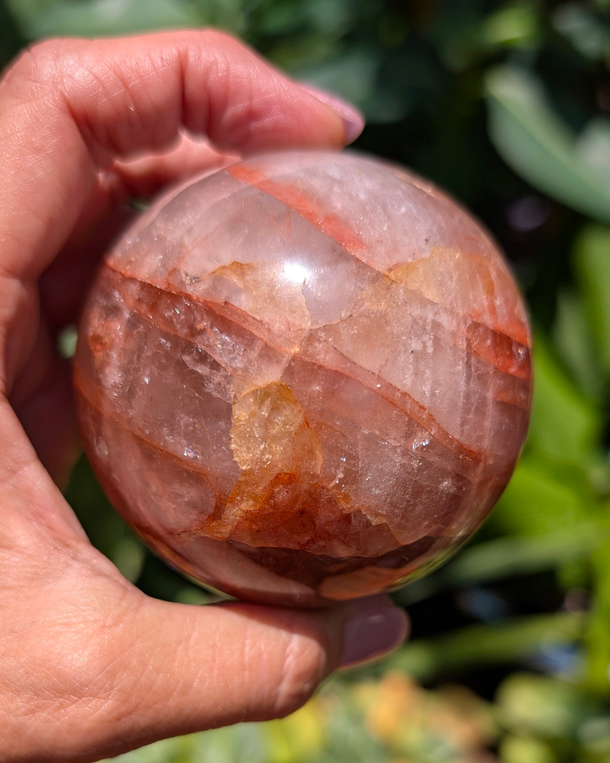 Fire Quartz Sphere A