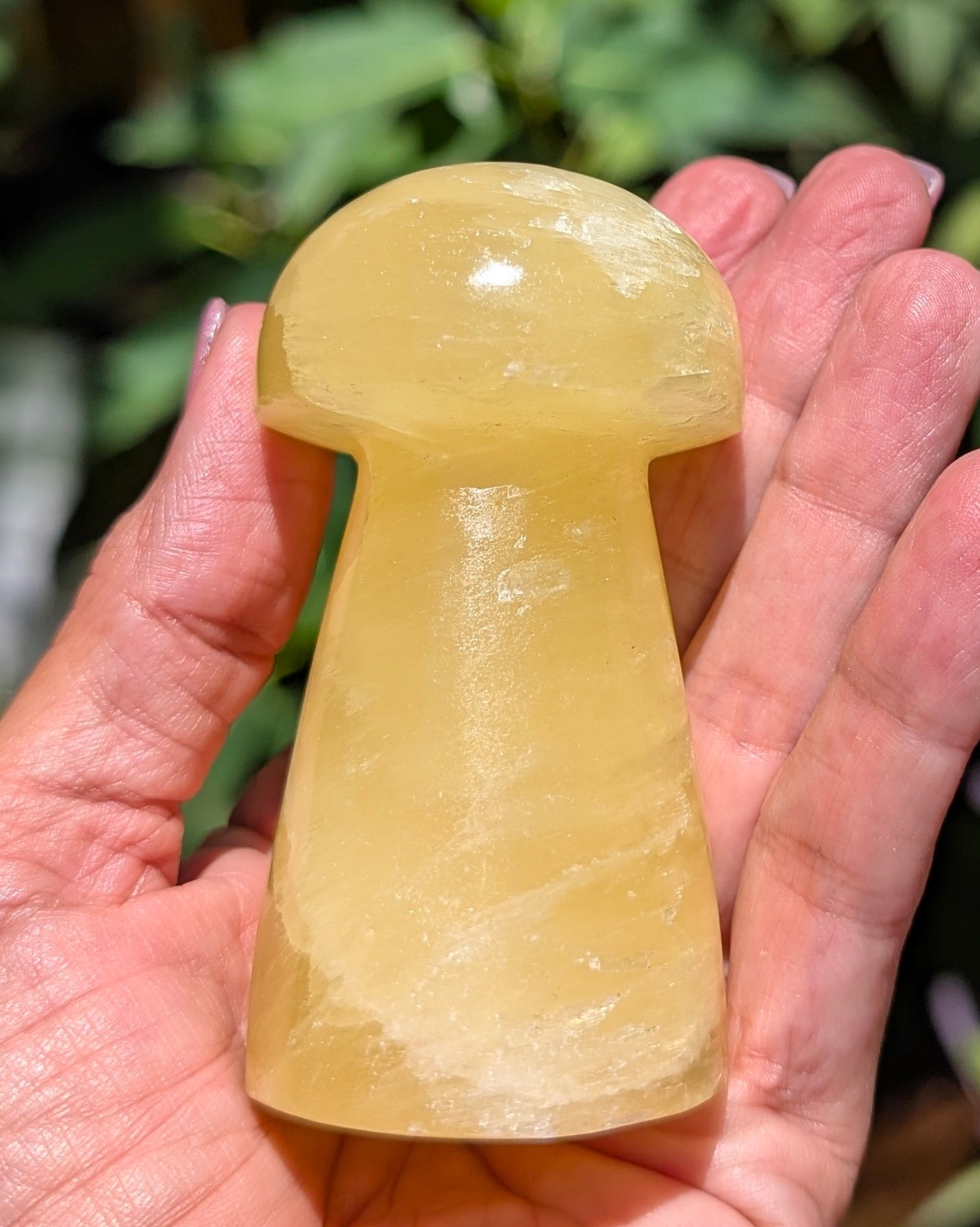 Yellow Calcite Mushroom C