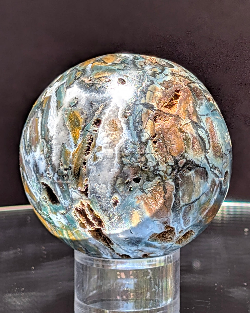 Ocean Jasper Sphere M