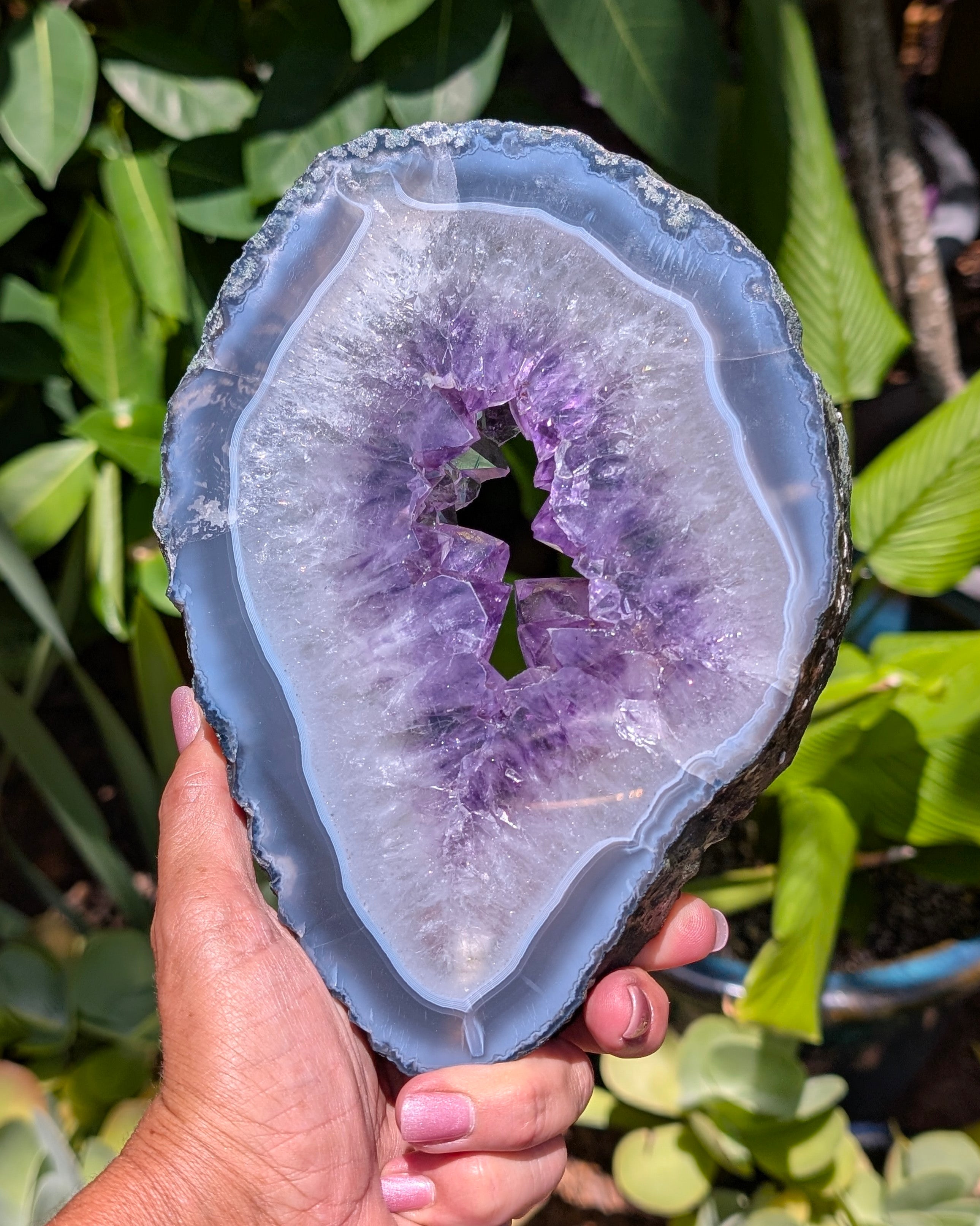 Amethyst Portal on stand