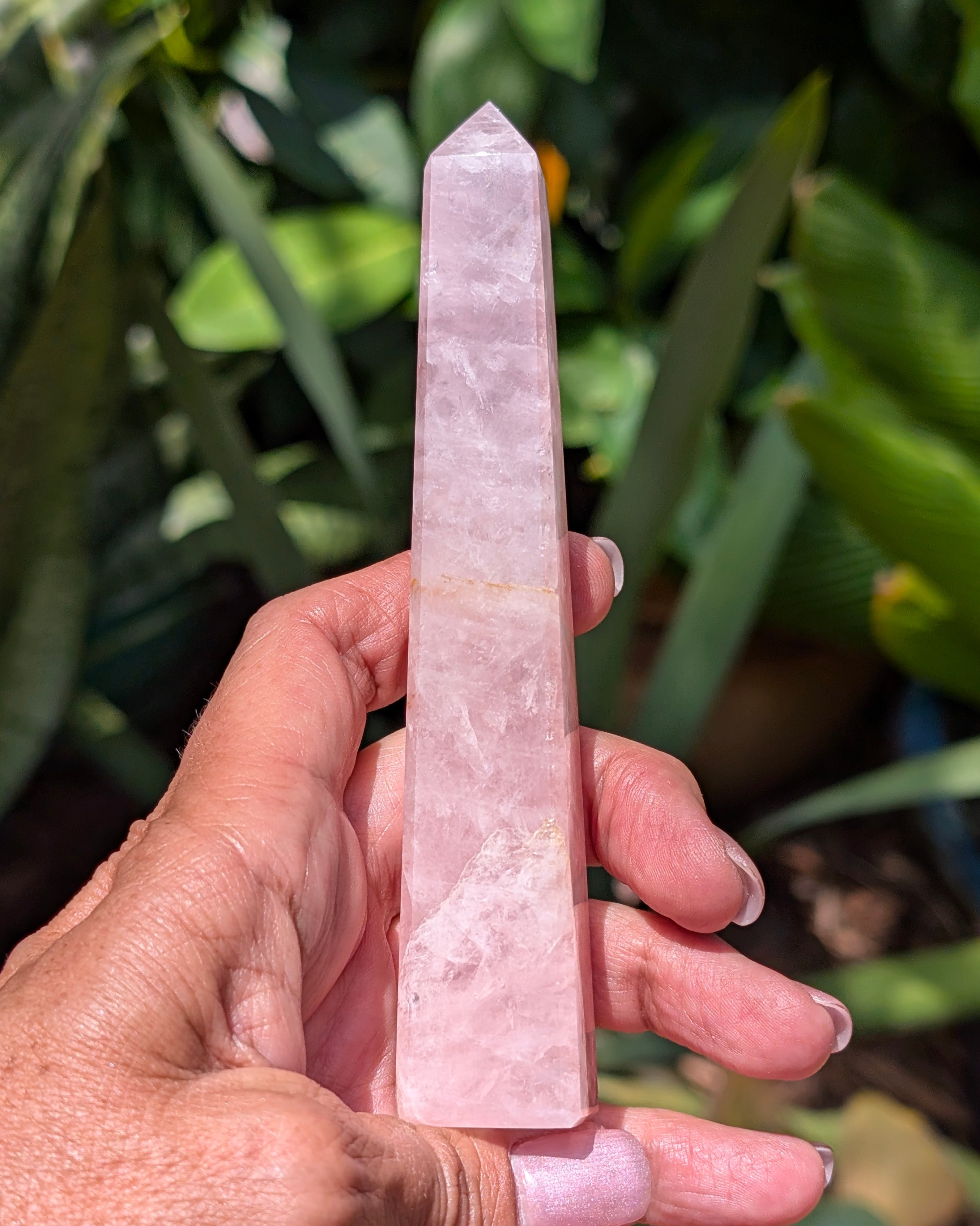 Rose Quartz Obelisk