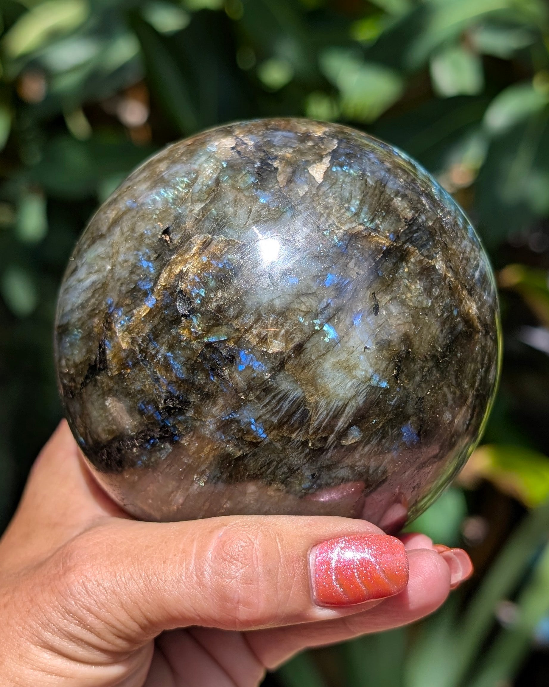 Flashy Labradorite Sphere - Opt. A