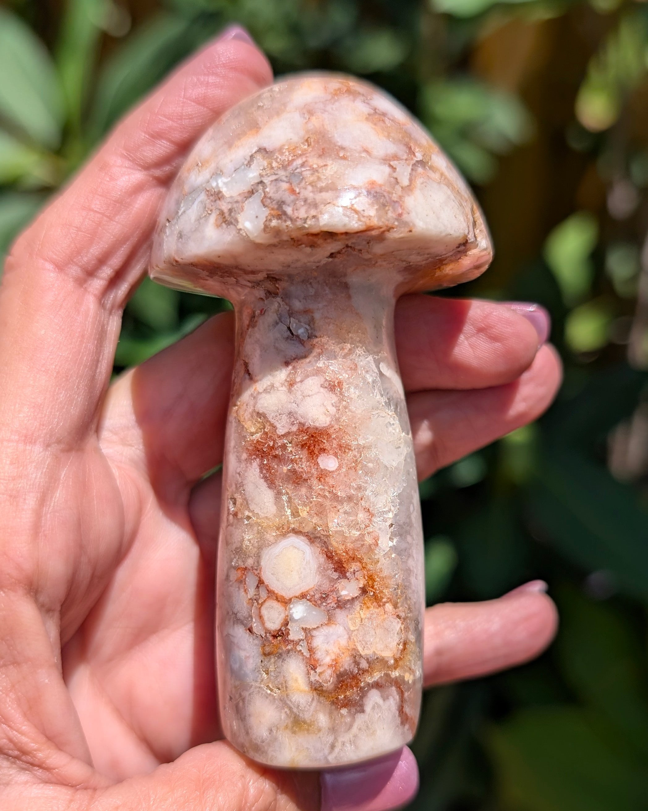Flower Agate Mushroom G