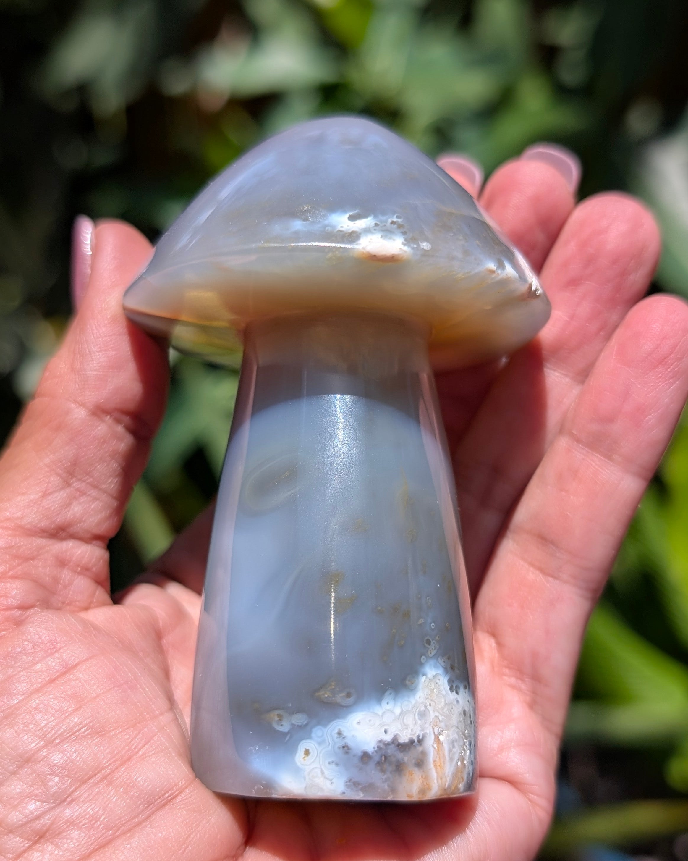 Orca Agate Mushroom J