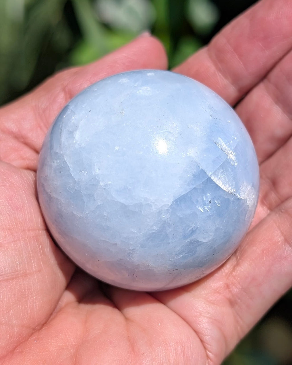 Blue Calcite Sphere B