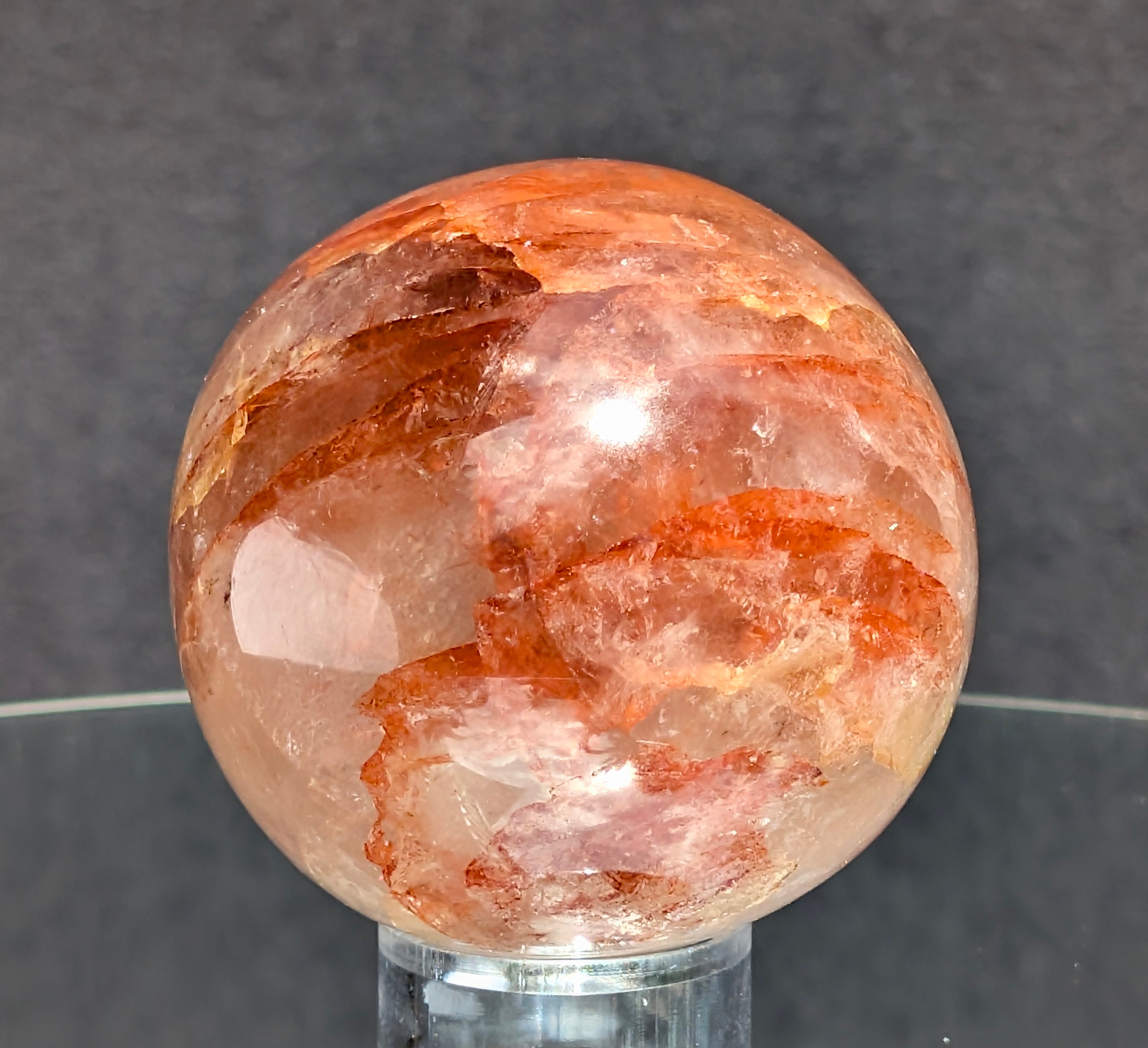 Fire Quartz Sphere A