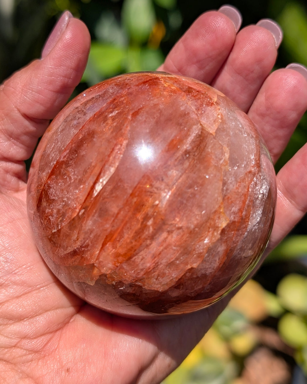 Fire Quartz Sphere A