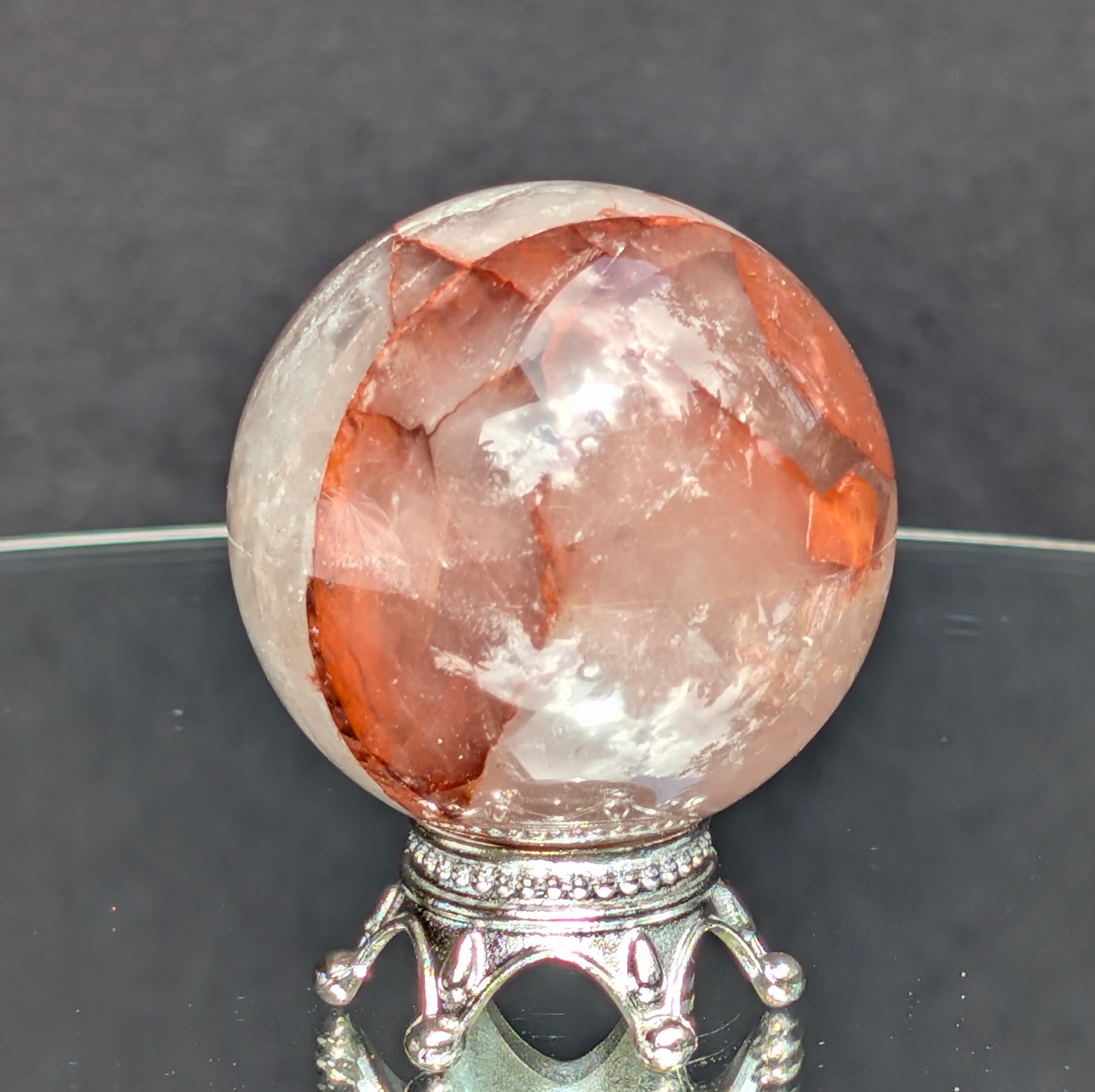 Fire Quartz Sphere C