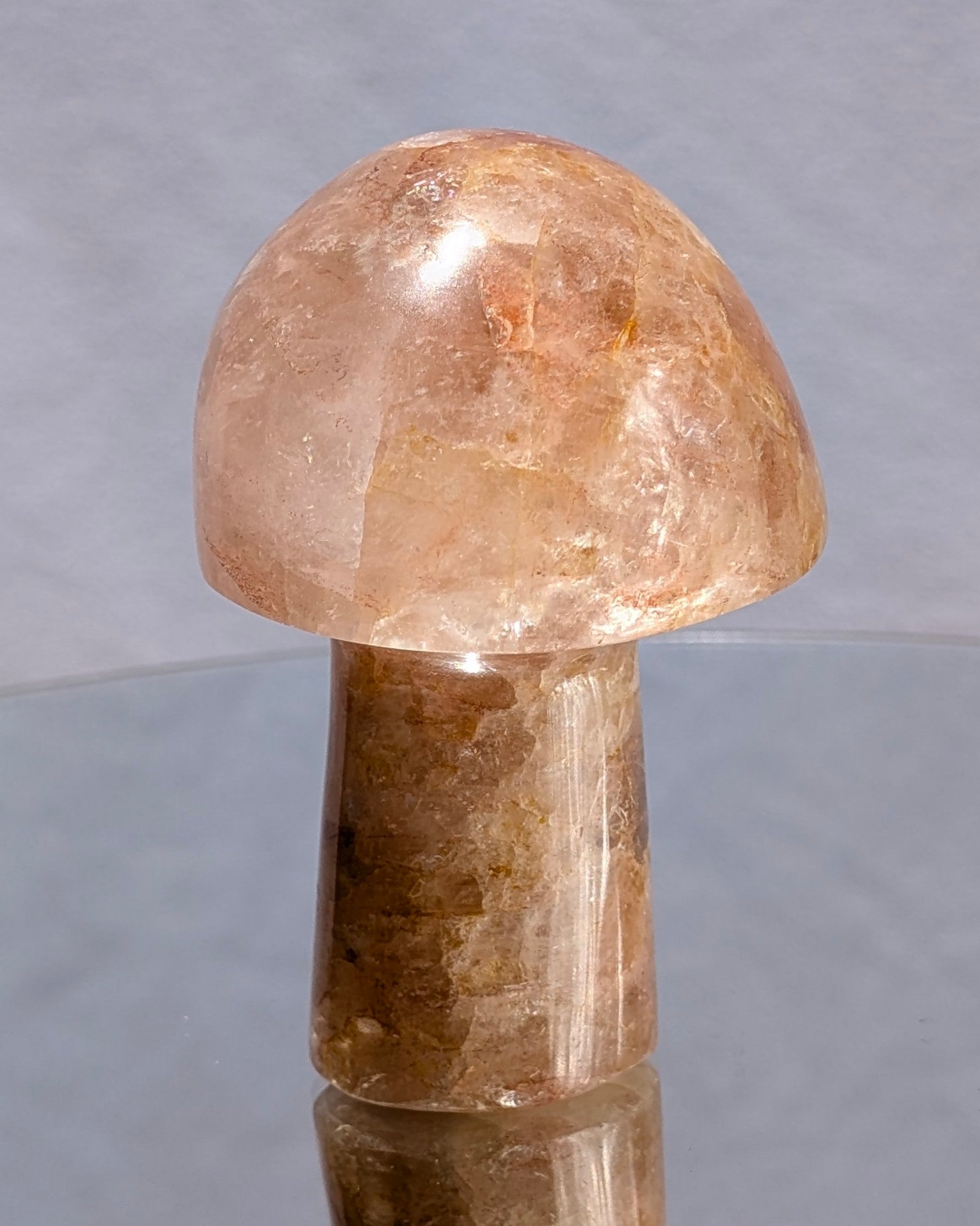 Fire Quartz Mushroom