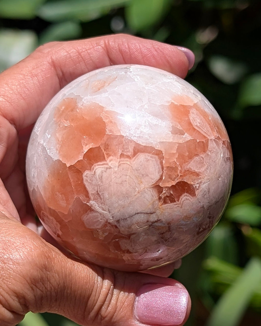 Flower Agate Sphere S