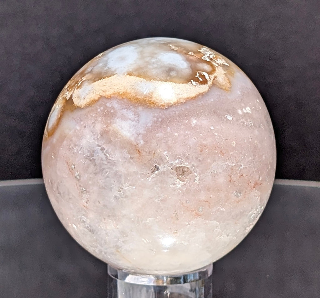 Flower Agate Sphere L