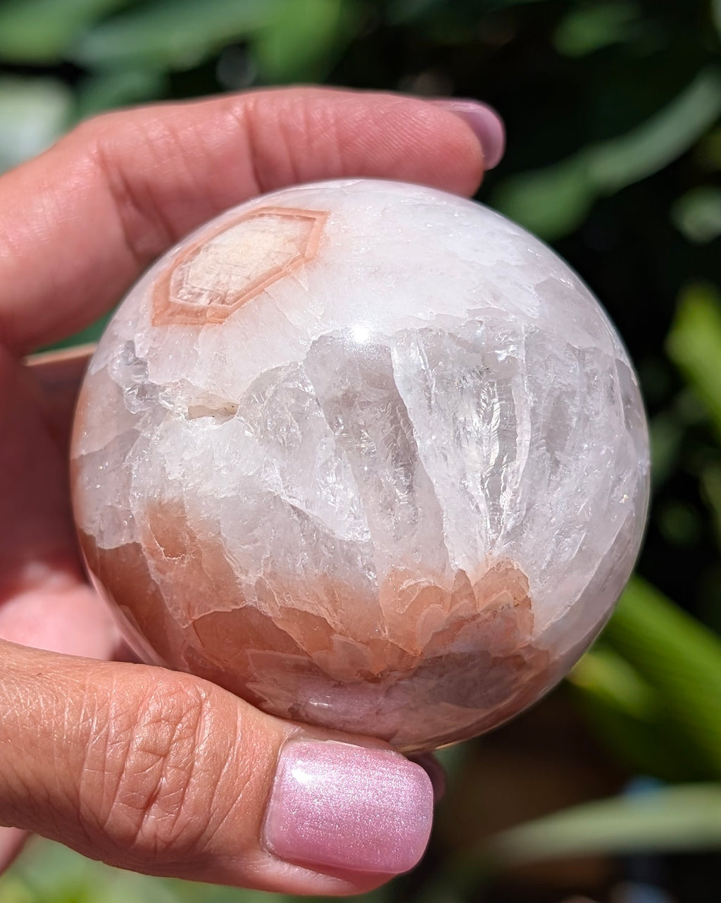 Flower Agate Sphere S