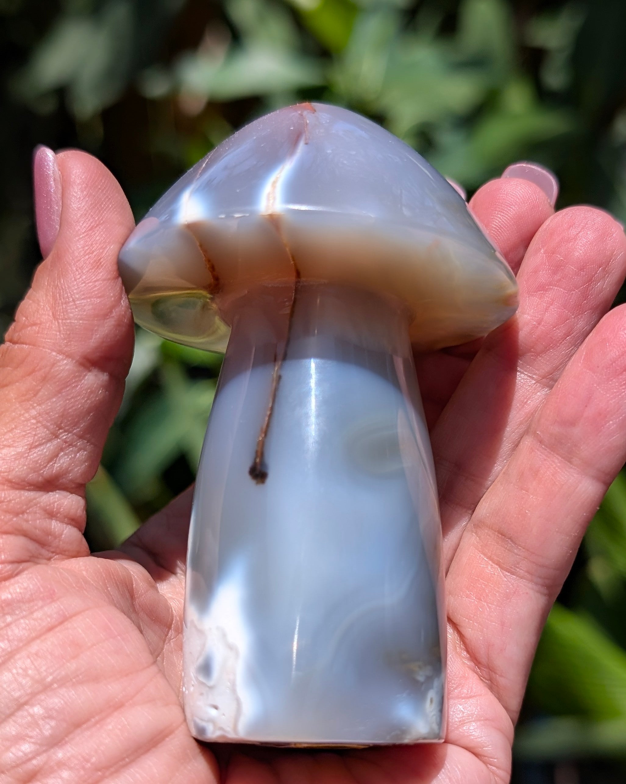 Orca Agate Mushroom J