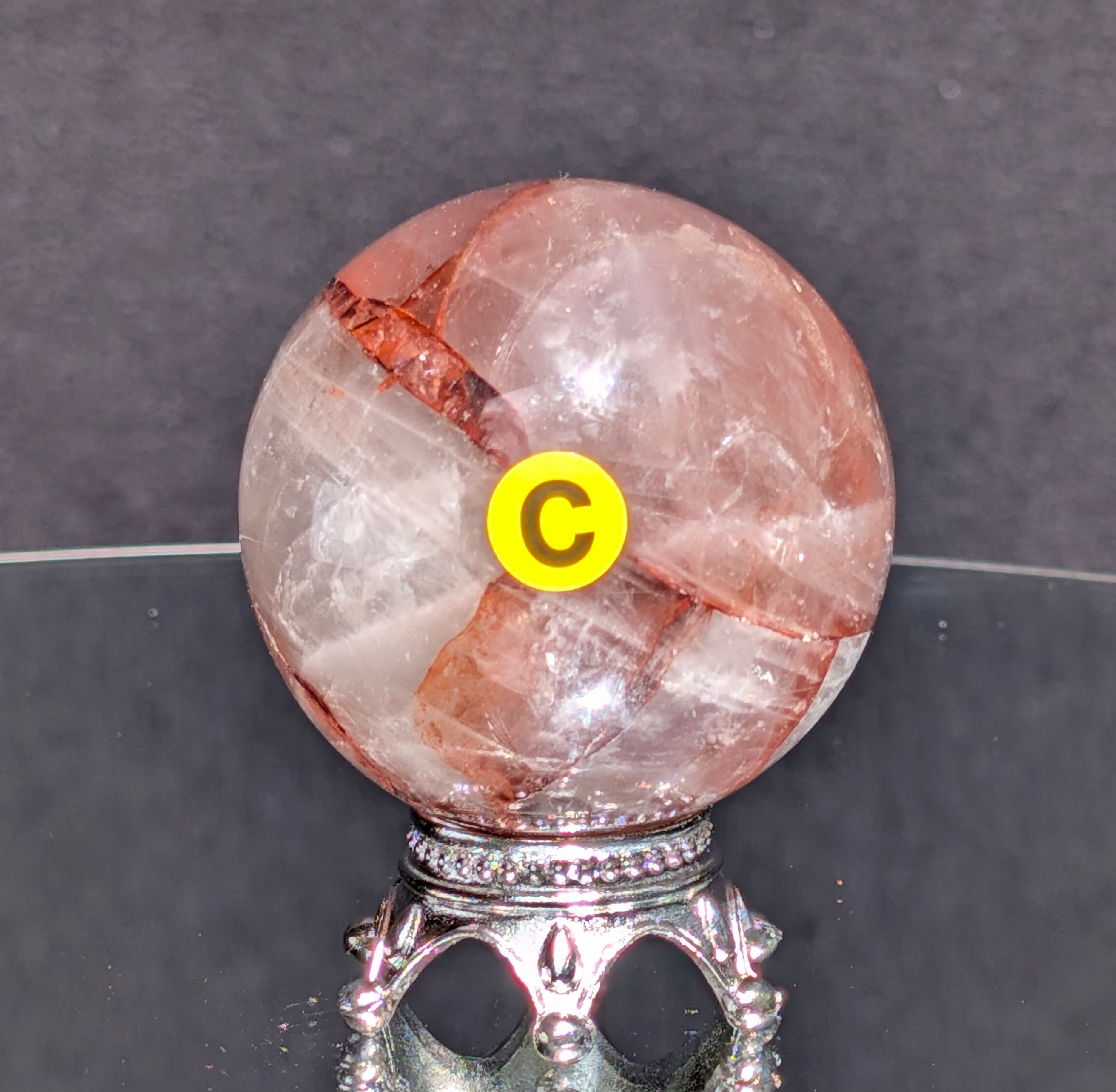 Fire Quartz Sphere C