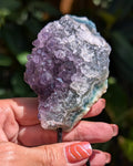 Druzy Amethyst on Metal Stand - Opt. E