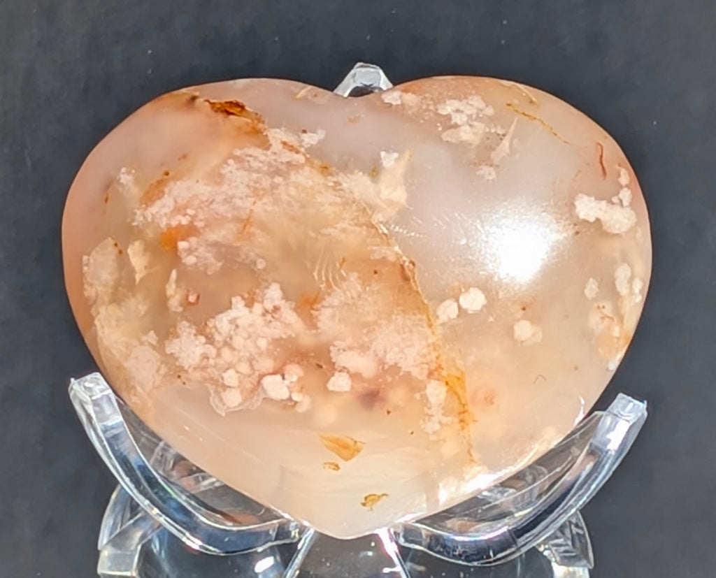 Flower Agate Heart I