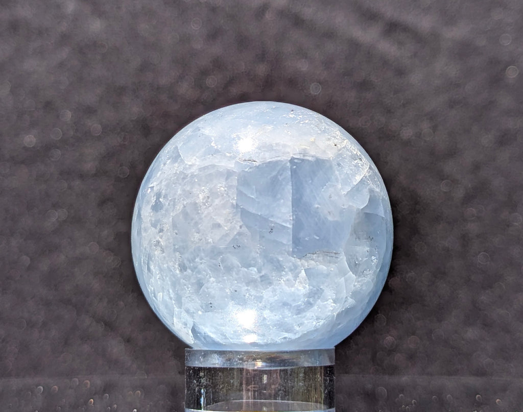 Blue Calcite Sphere D