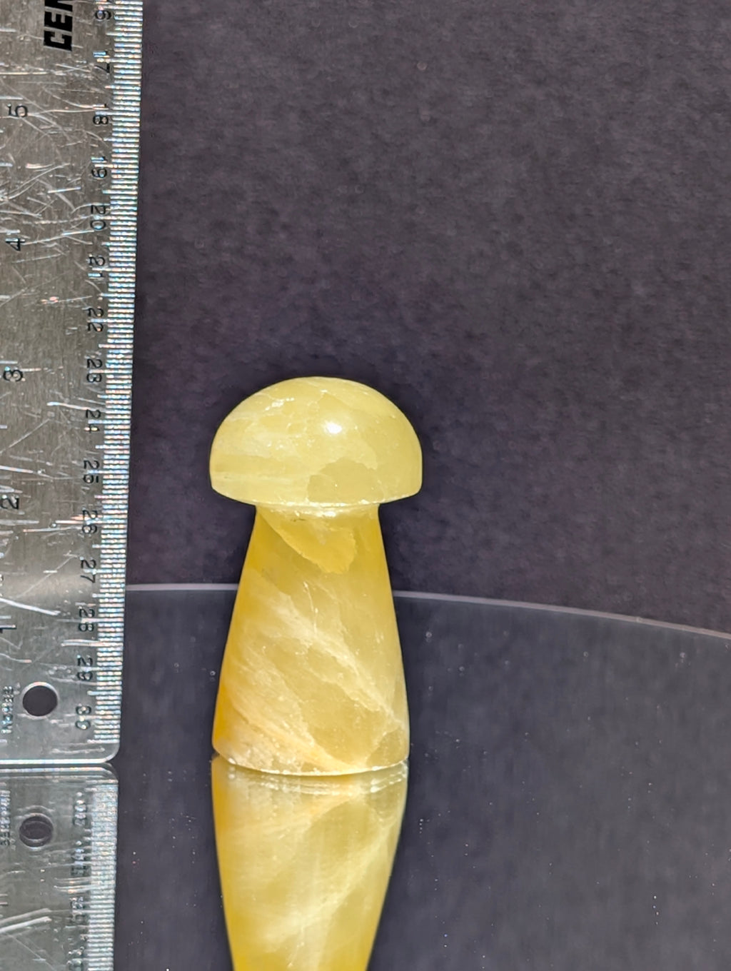 Yellow Calcite Mushroom C