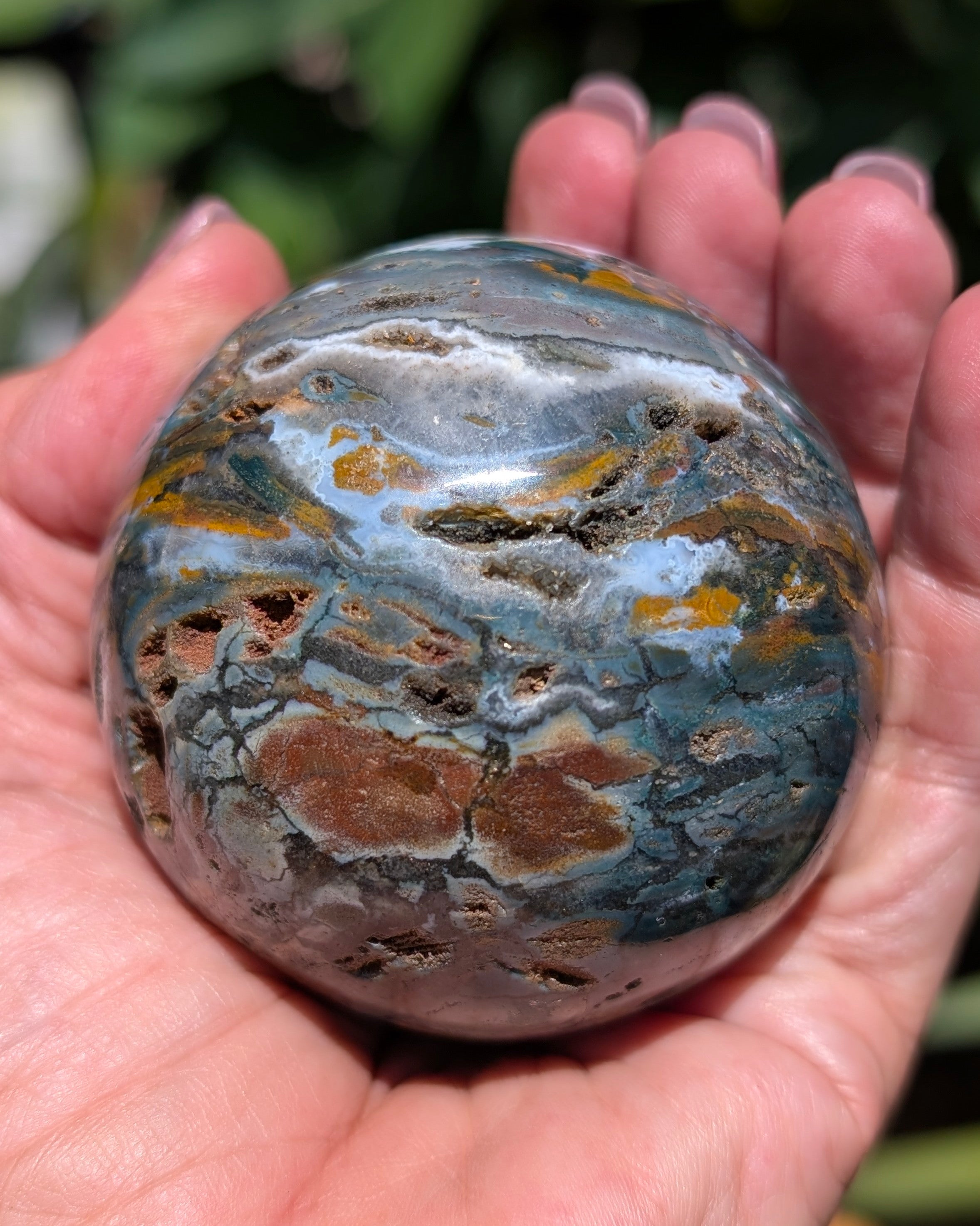 Sea Jasper Sphere M