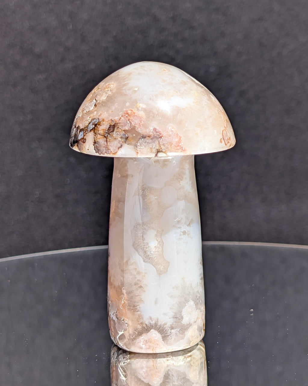 Flower Agate Mushroom F