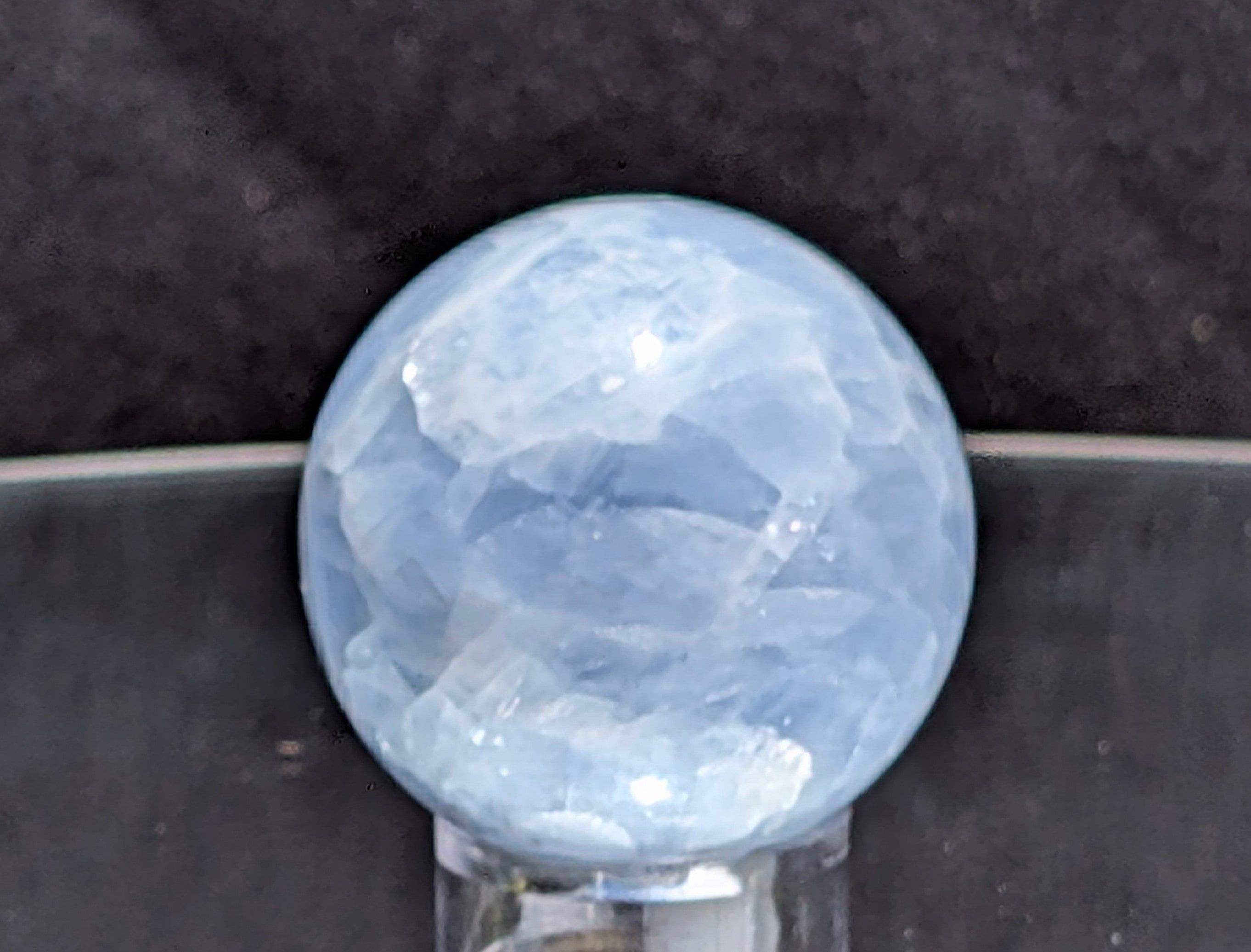 Blue Calcite Sphere G