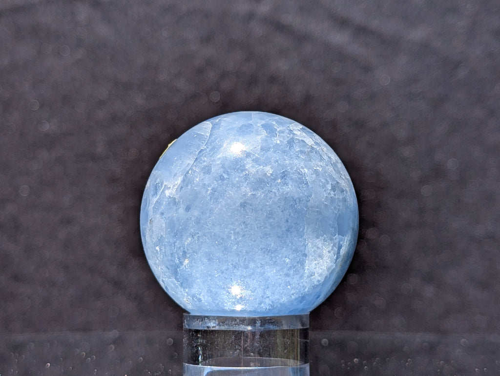 Blue Calcite Sphere E