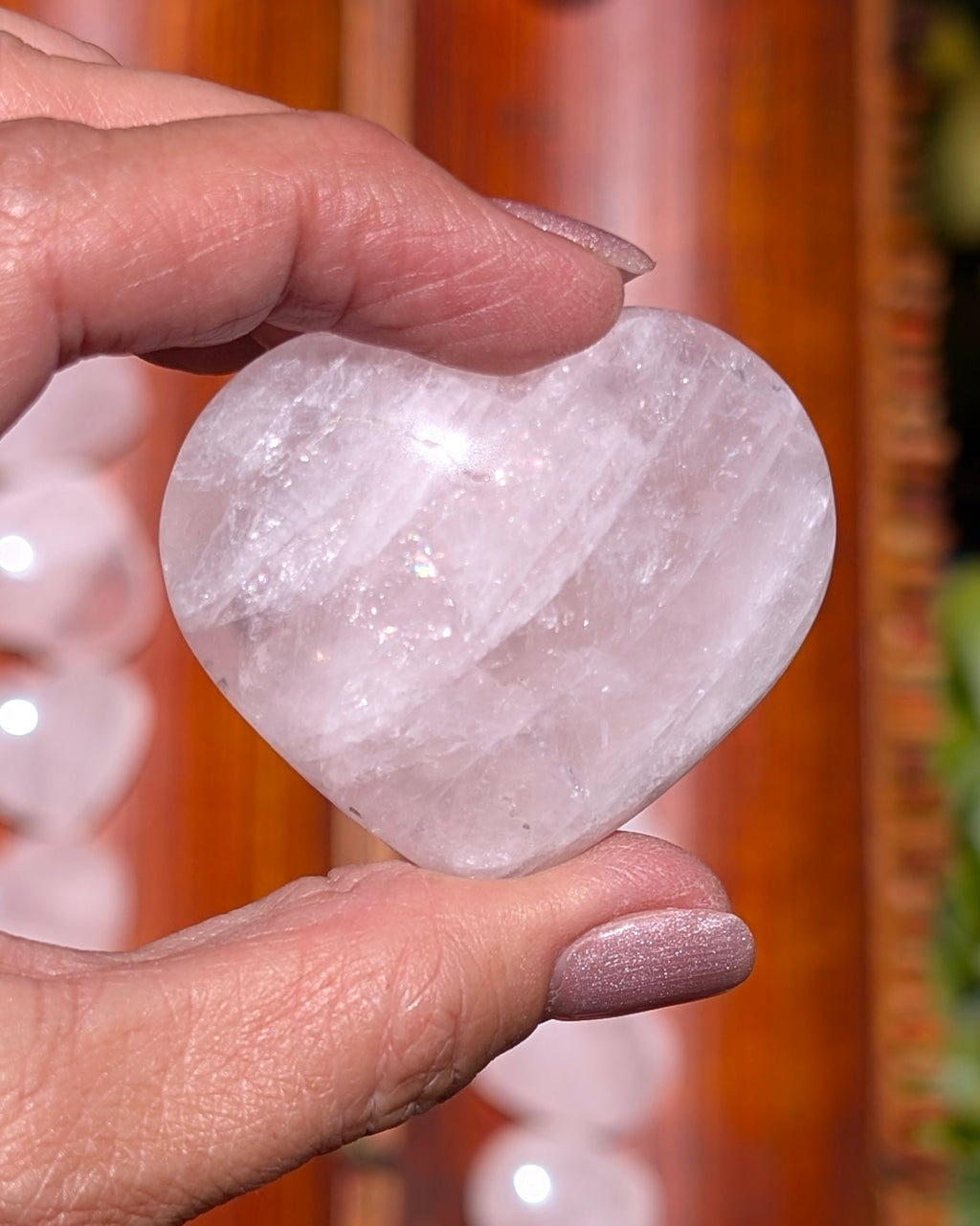 Rose Quartz Heart - Opt. B
