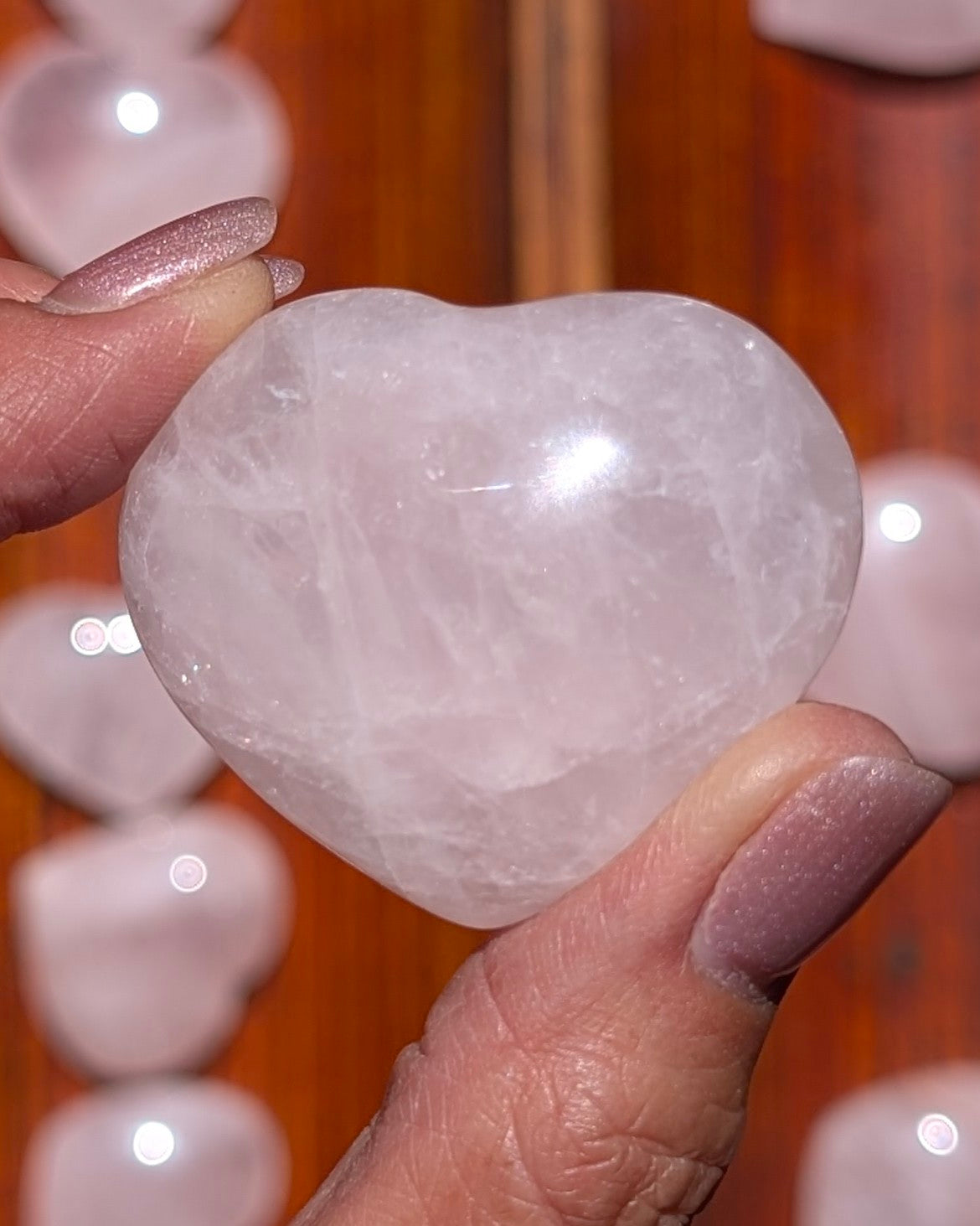 Rose Quartz Heart - Opt. D