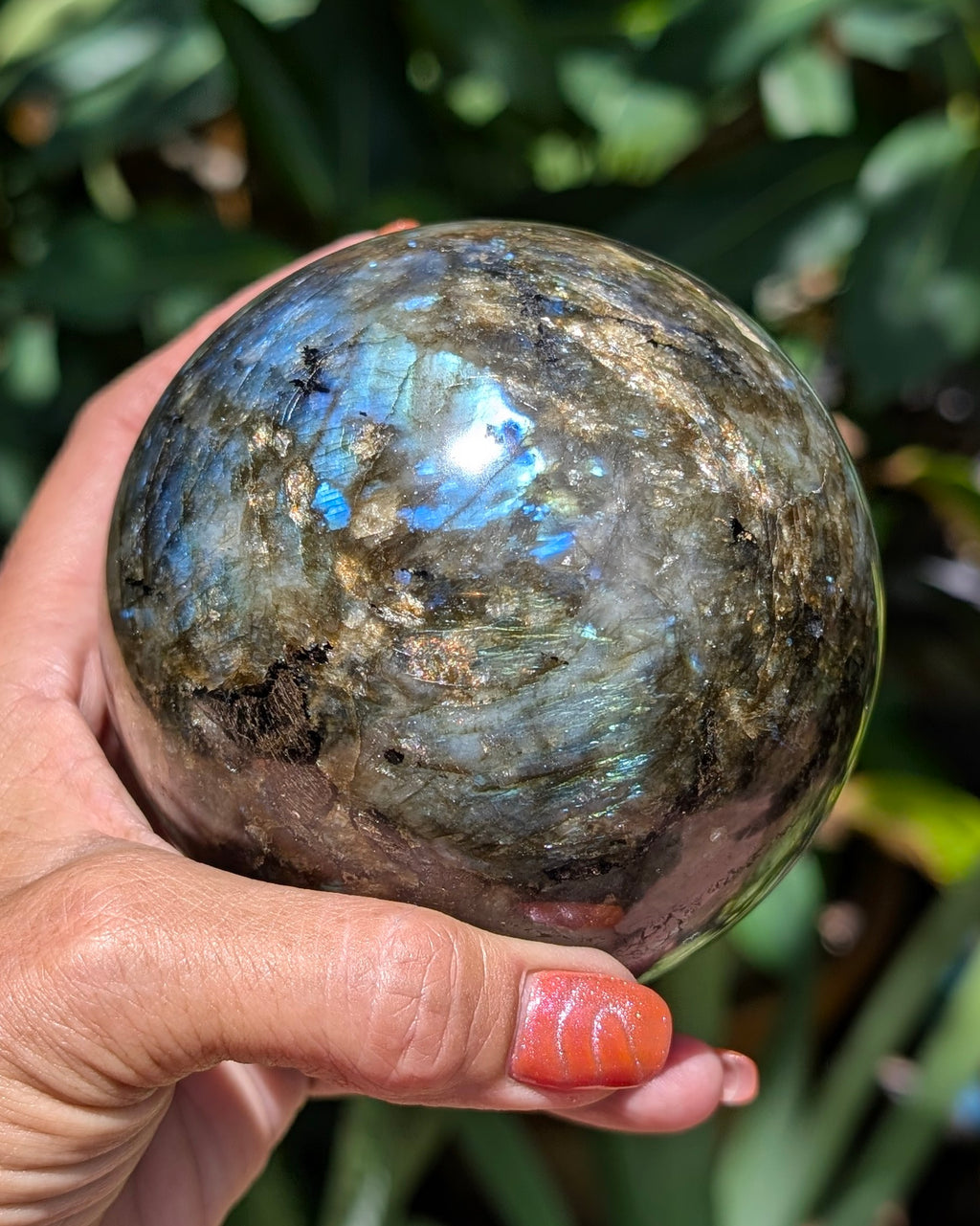 Flashy Labradorite Sphere - Opt. A