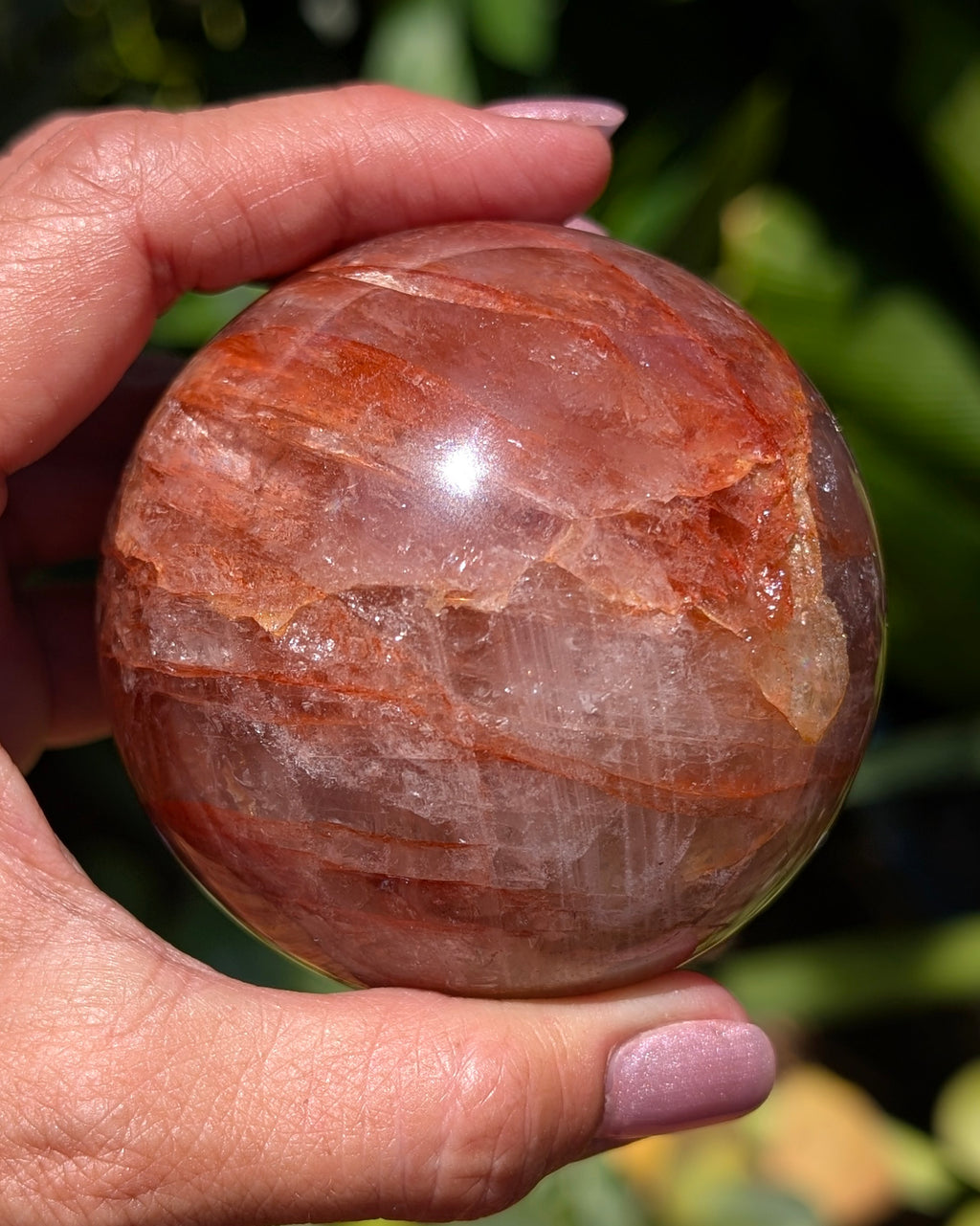 Fire Quartz Sphere A