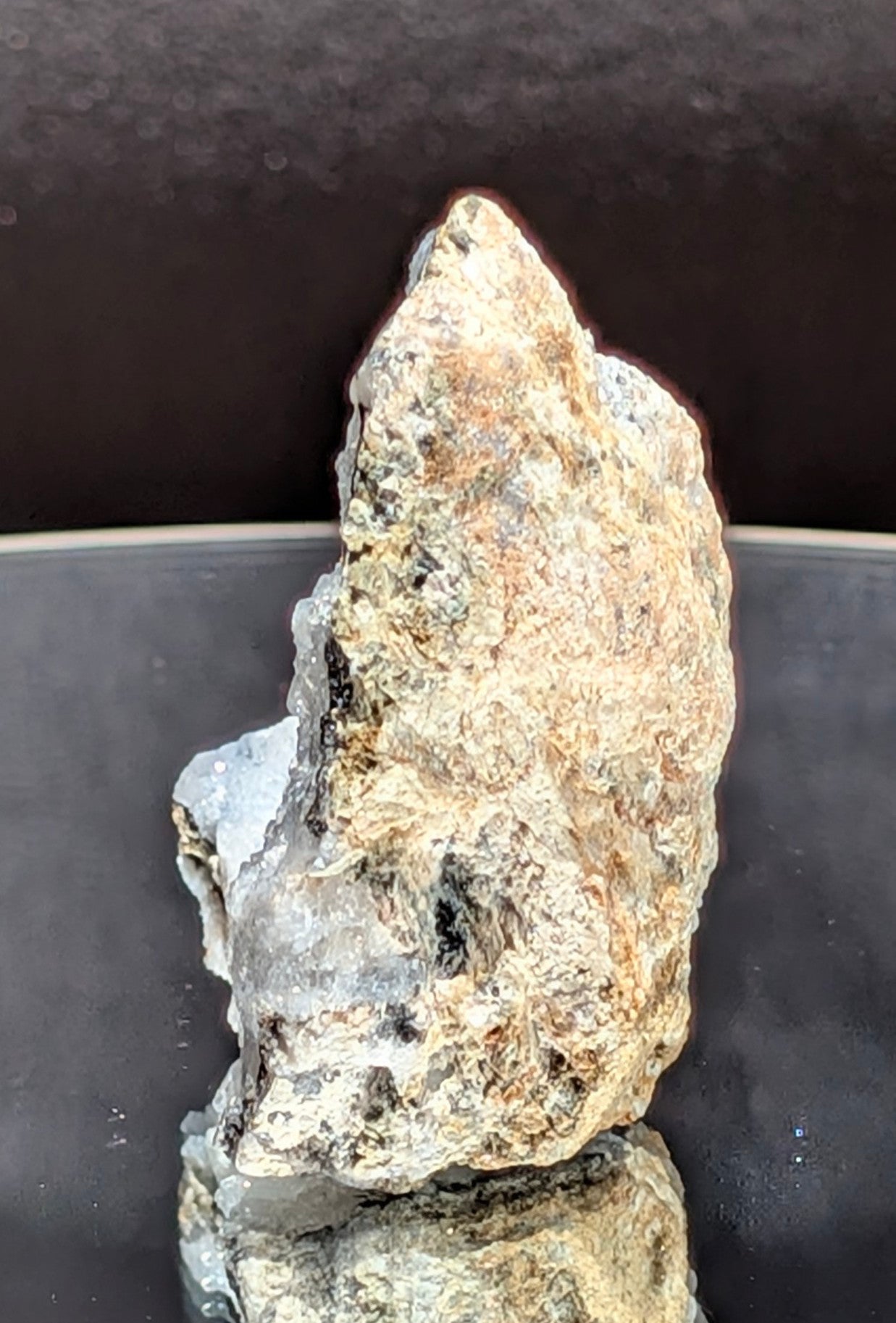 Fluorescent Trancas Geode with Quartz Crystals H