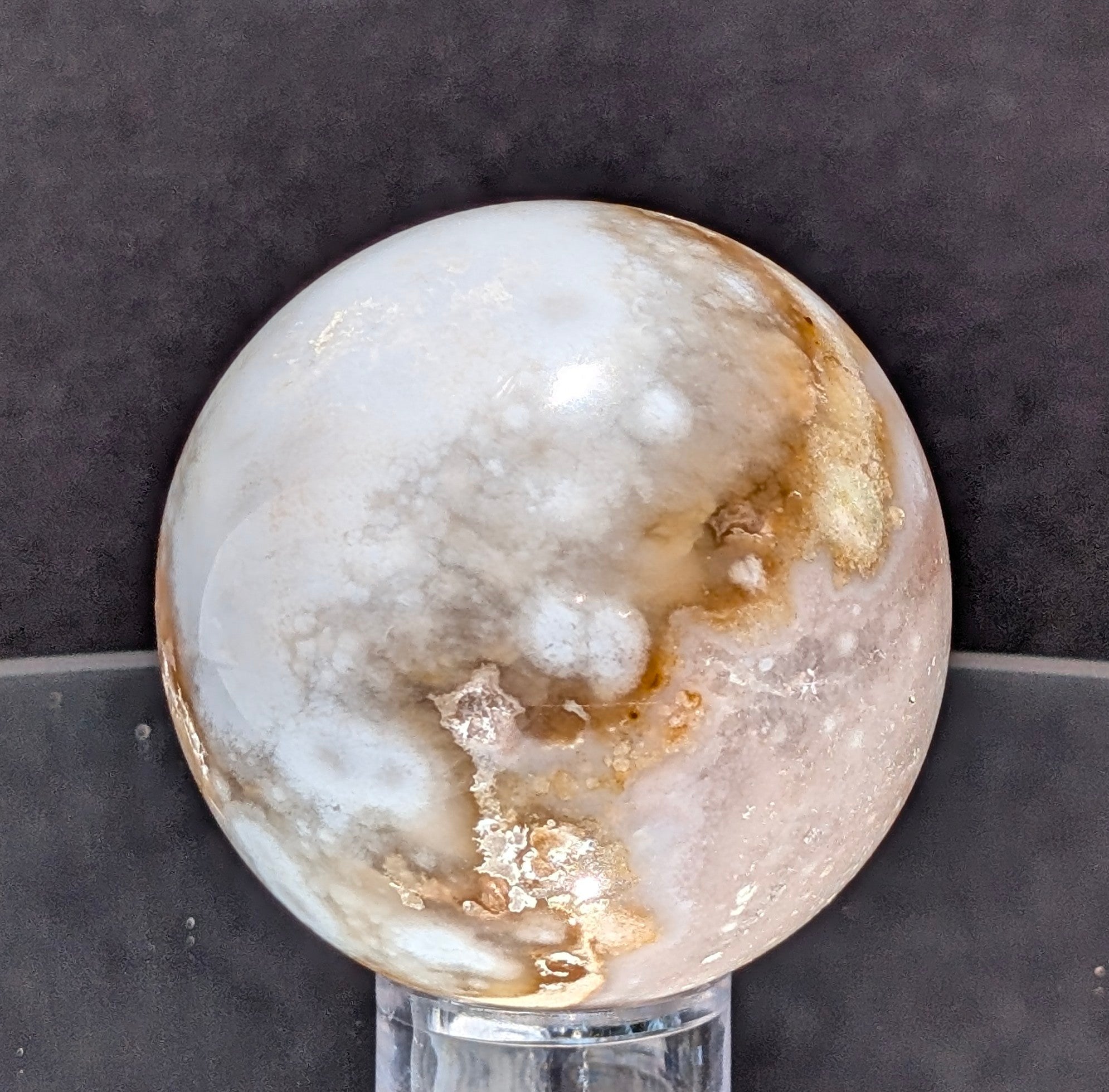 Flower Agate Sphere L