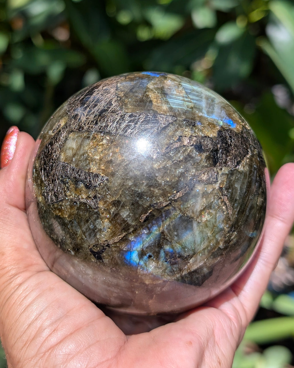 Flashy Labradorite Sphere - Opt. A