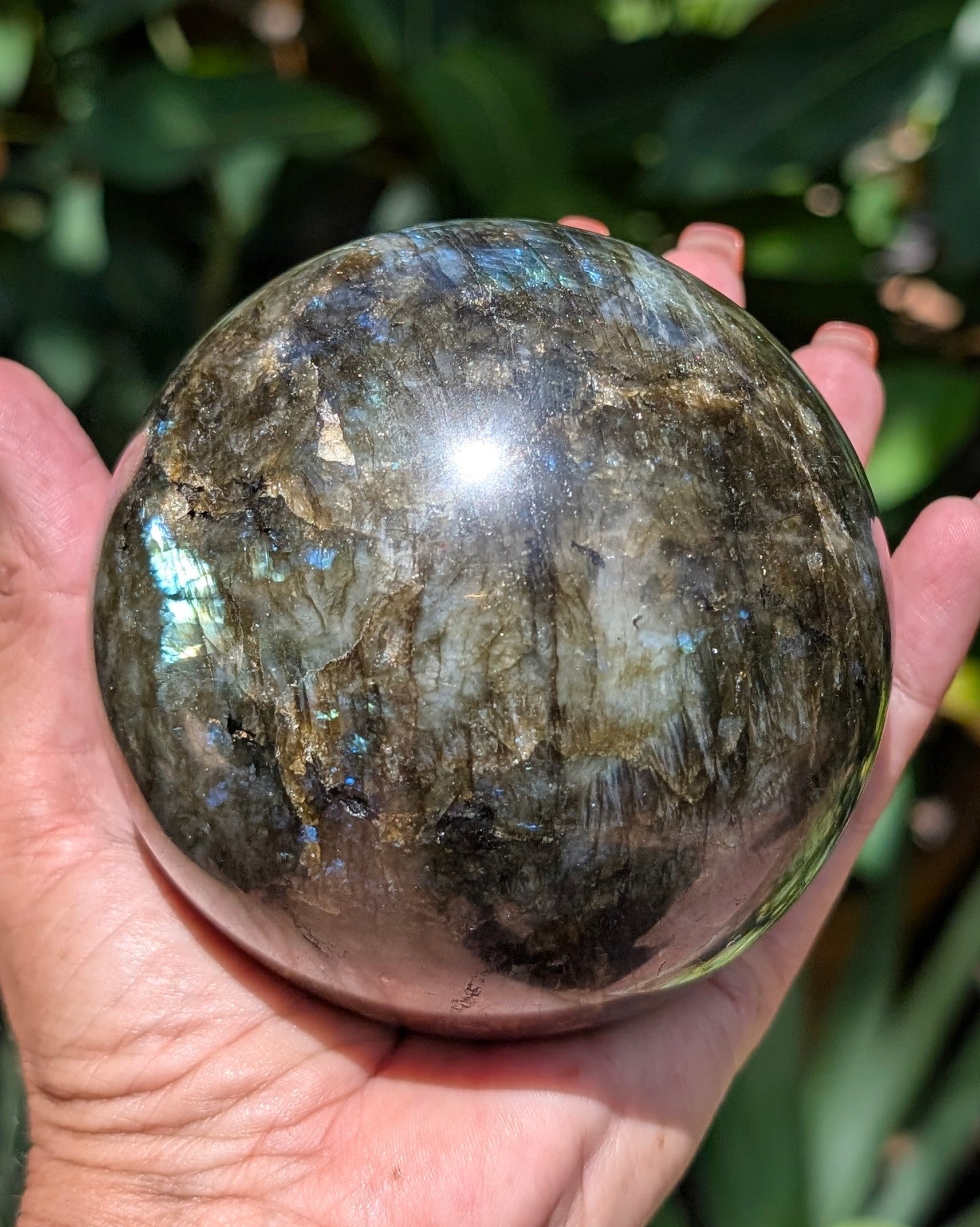 Flashy Labradorite Sphere - Opt. A