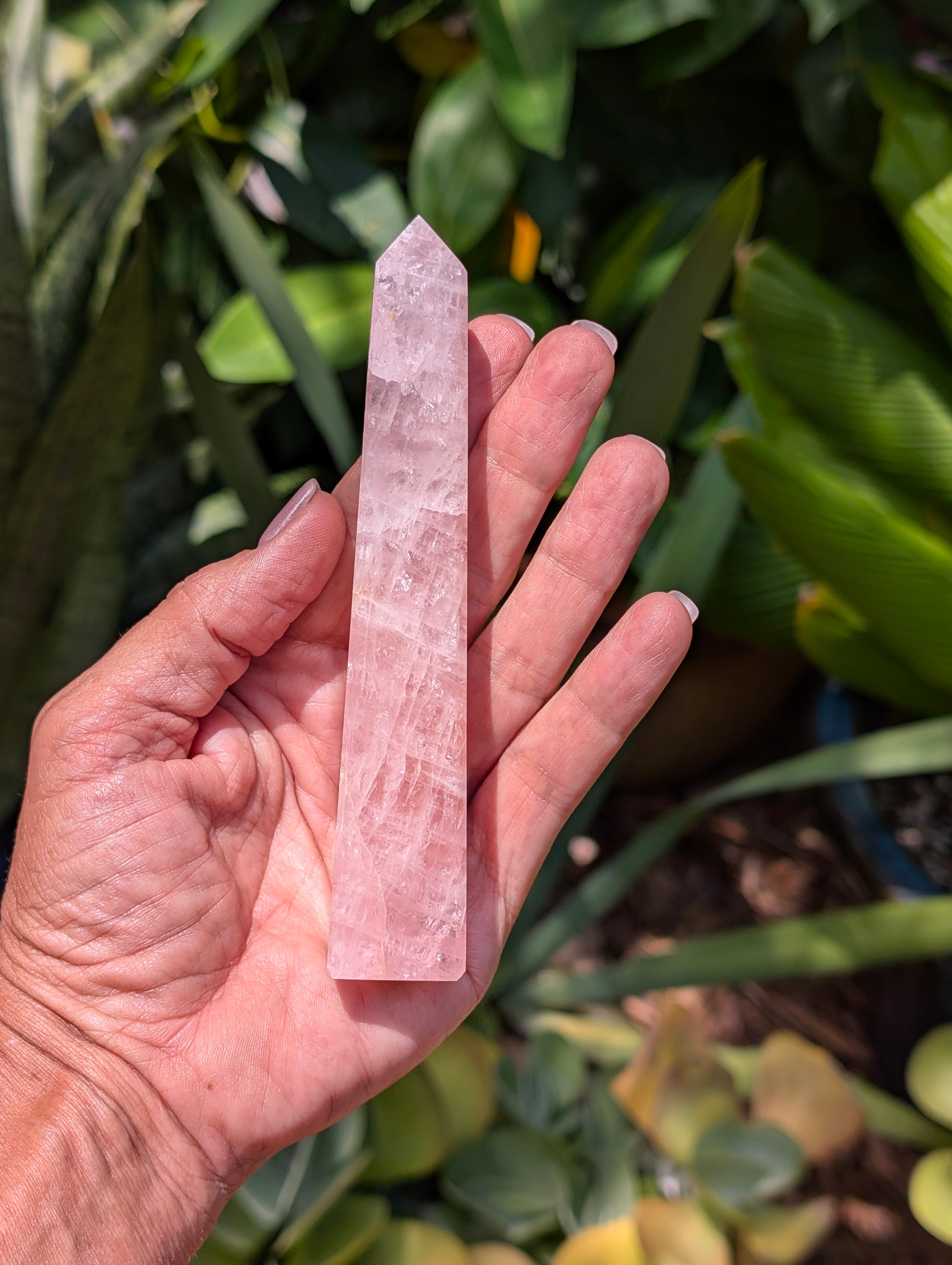 Rose Quartz Obelisk