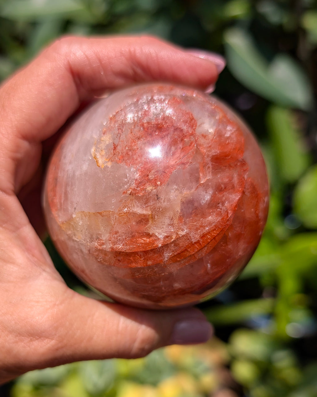 Fire Quartz Sphere A